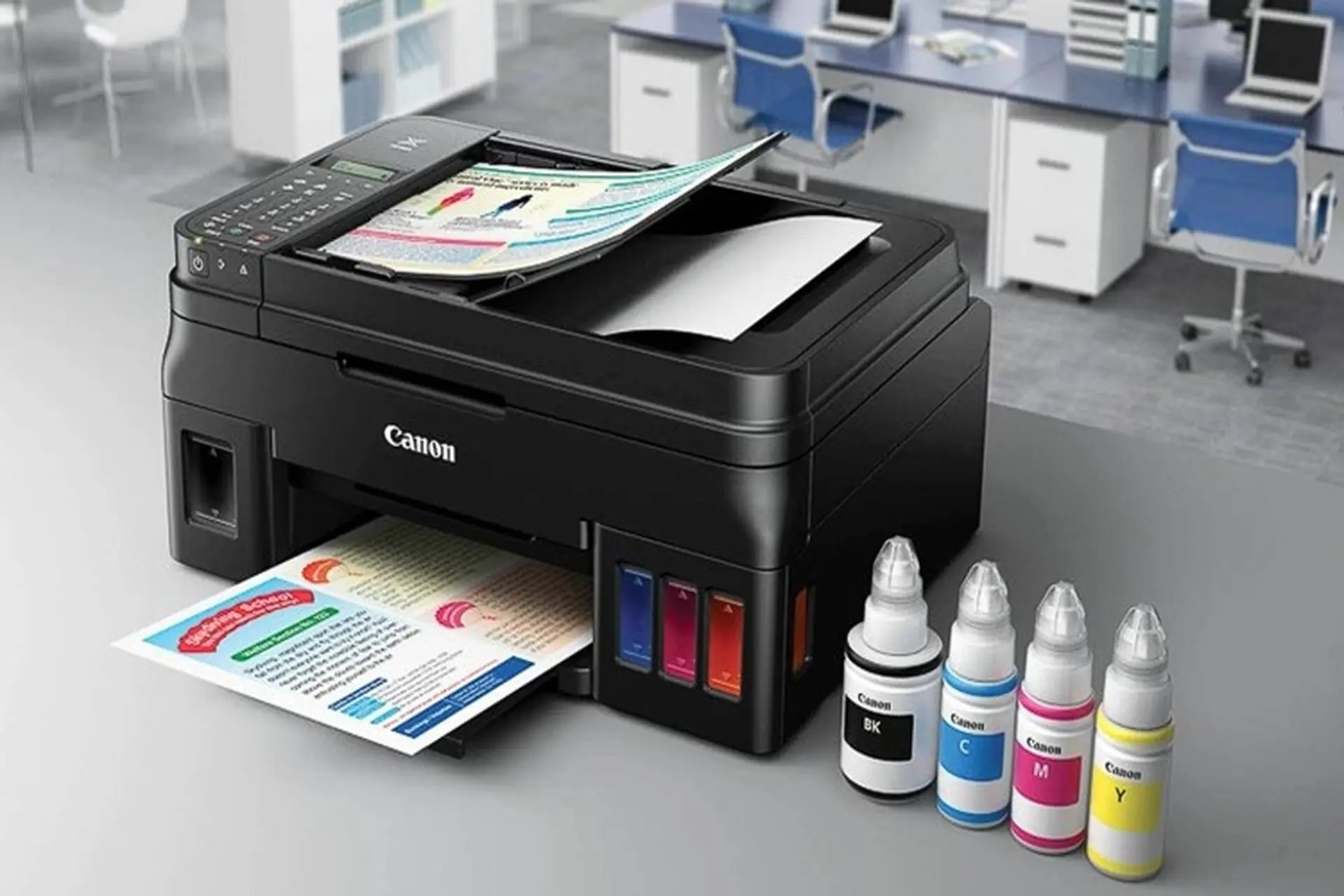 Máy in phun là gì? Tìm hiểu về cấu tạo và nguyên lý hoạt động