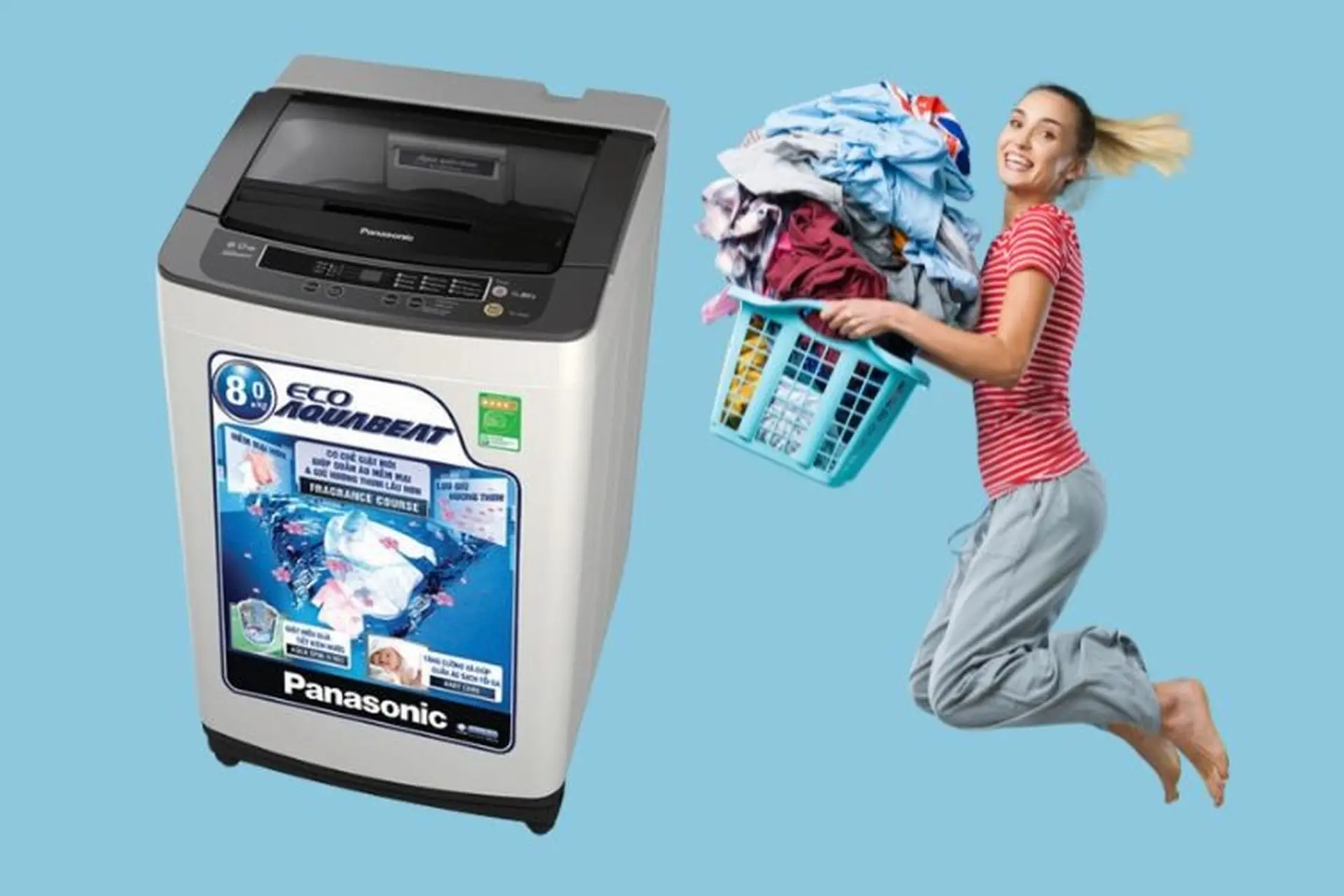 Hướng dẫn cách sử dụng máy giặt Panasonic đơn giản, bất kỳ ai cũng thao tác được