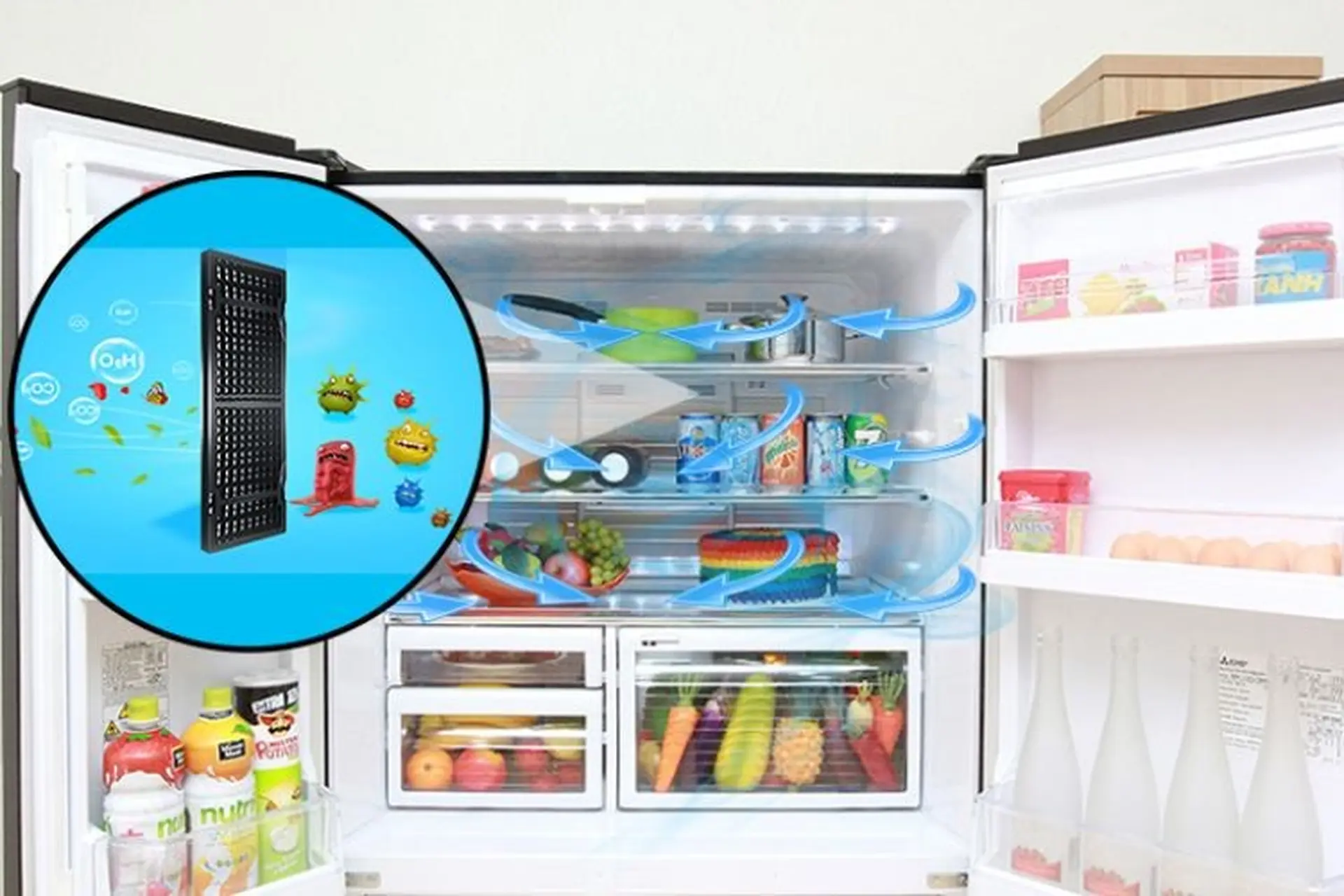 Công nghệ Nano Fresh Ag+ là gì? Tìm hiểu về công nghệ Nano Fresh Ag+ trên tủ lạnh Aqua