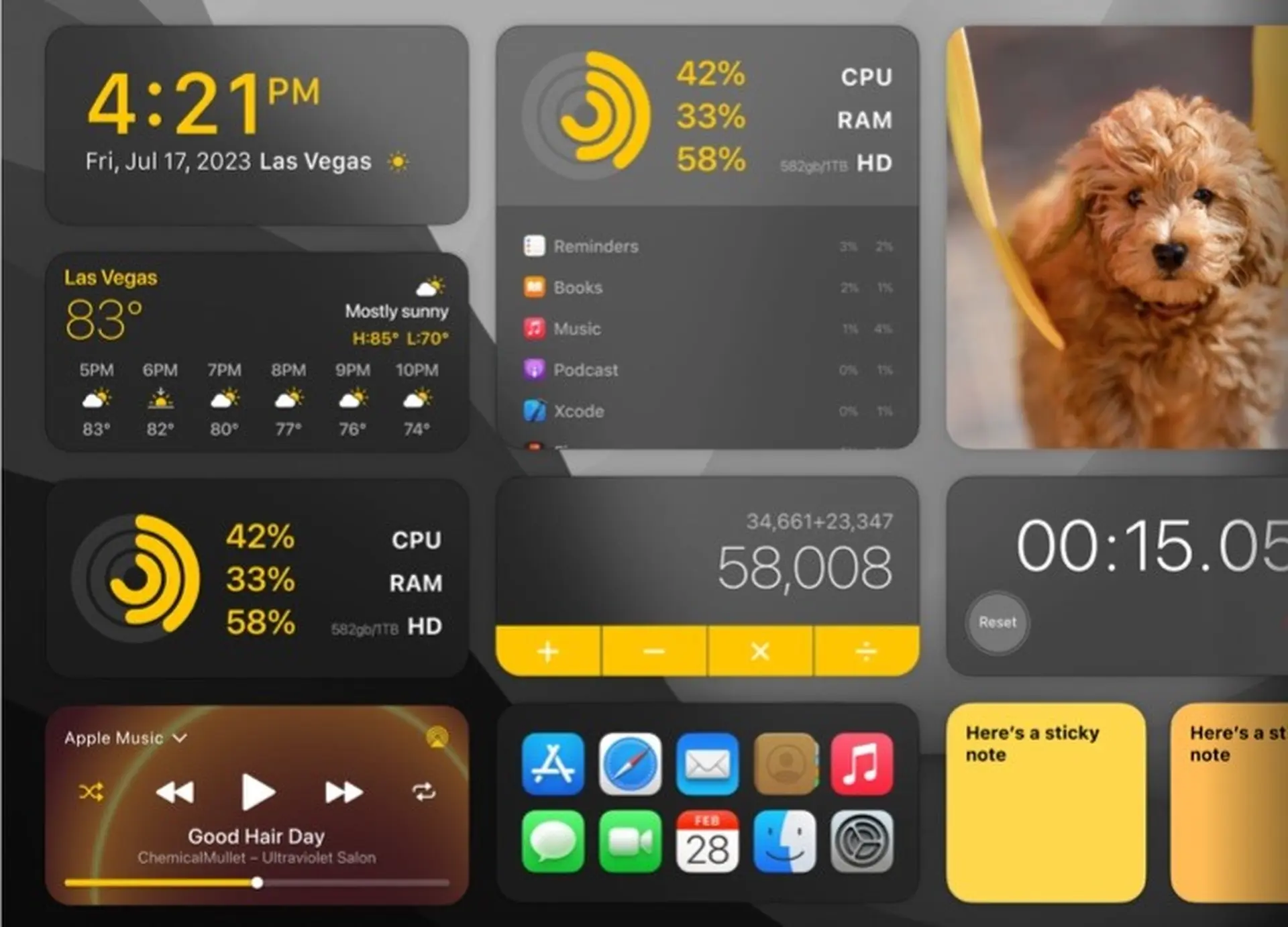 Top Widgets - Ứng dụng biến màn hình khoá iPhone thành màn hình động siêu cute 