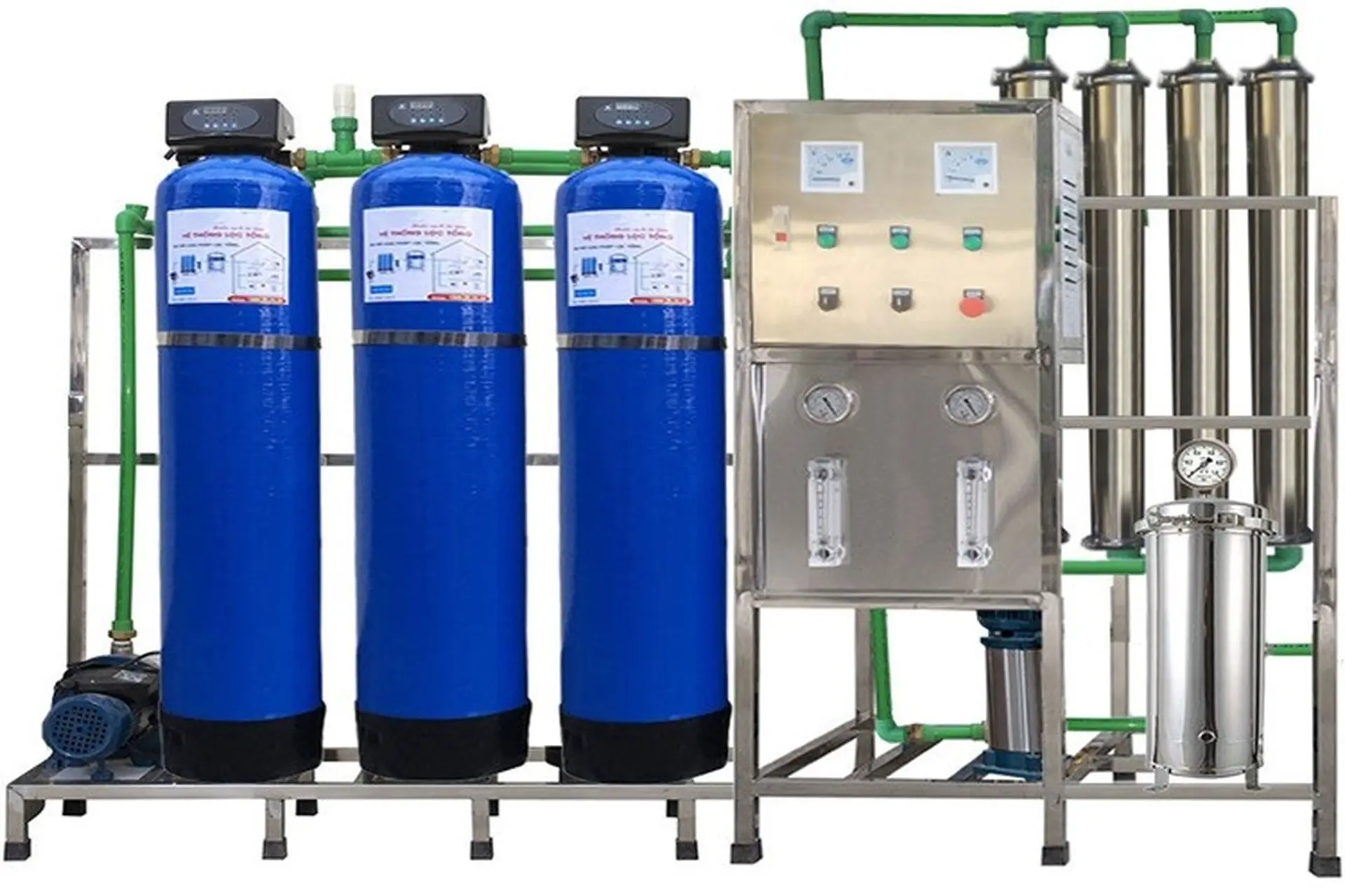 Máy lọc nước 1000l/h là gì? Tìm hiểu cấu tạo của hệ thống lọc RO công suất 1000l/h