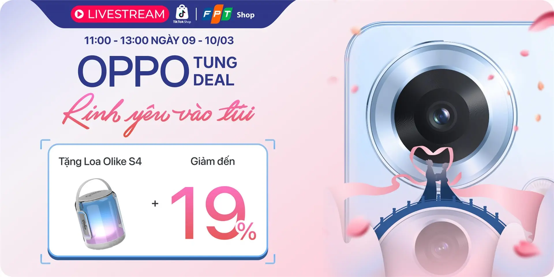 Chào mừng Reno11 F ra mắt, OPPO tung deal – Rinh yêu vào túi