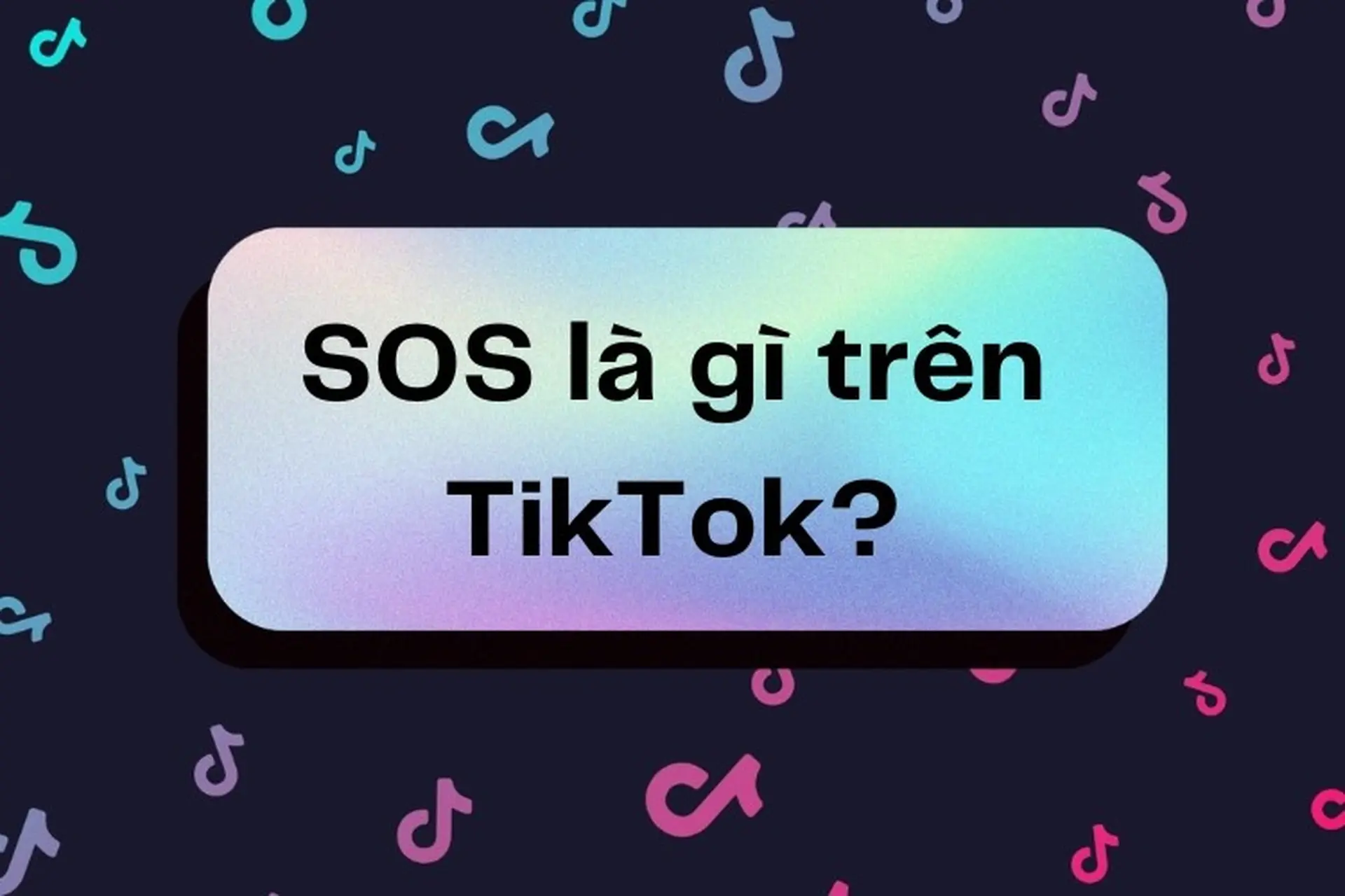 Bạn đã biết Ét o Ét - SOS là gì trên TikTok? Ý nghĩa của tín hiệu SOS đang hot trên mạng 2024