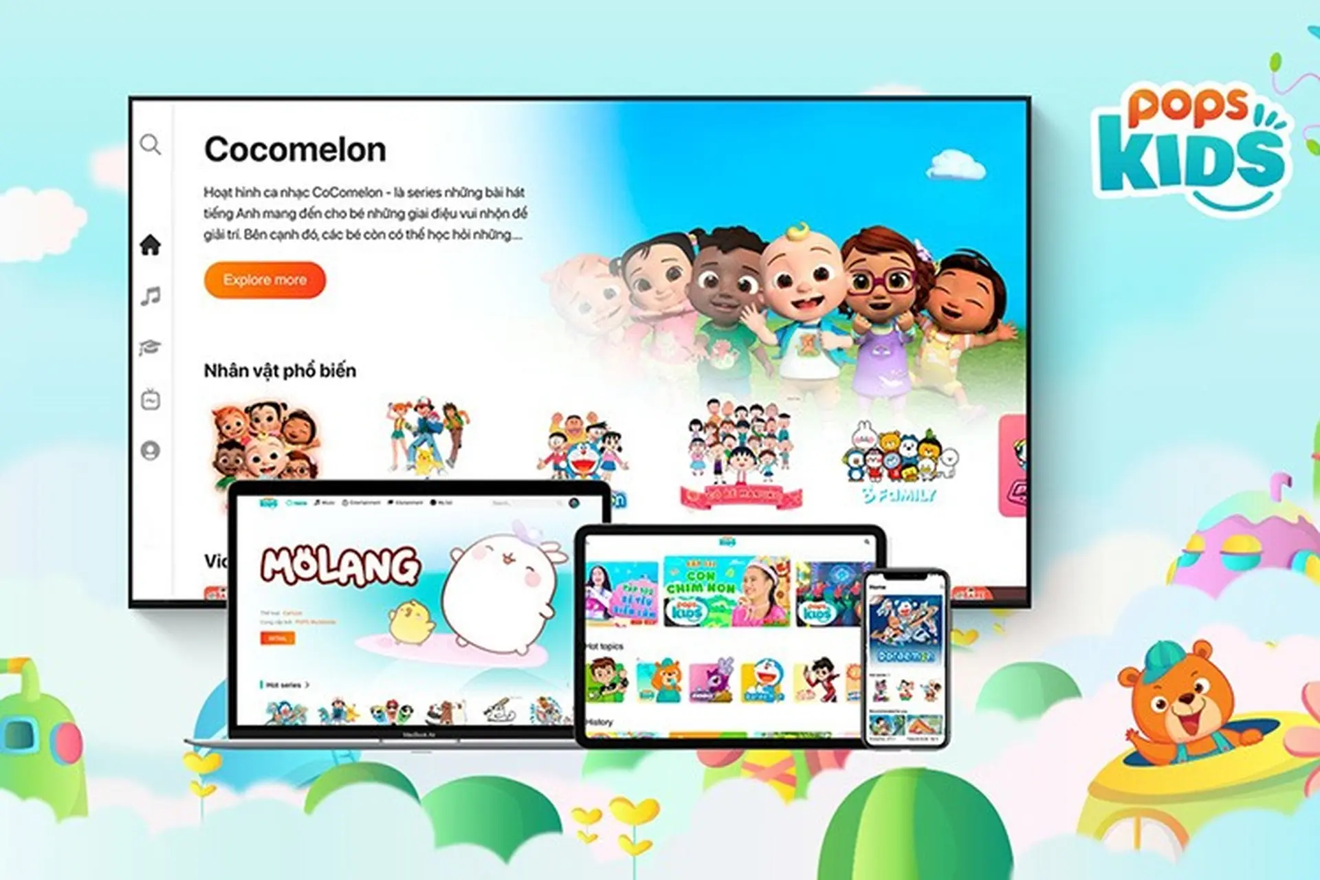 POPS Kids: Nền tảng giáo dục và giải trí đỉnh cao, được phụ huynh tin tưởng và yêu mến, dành riêng cho trẻ em