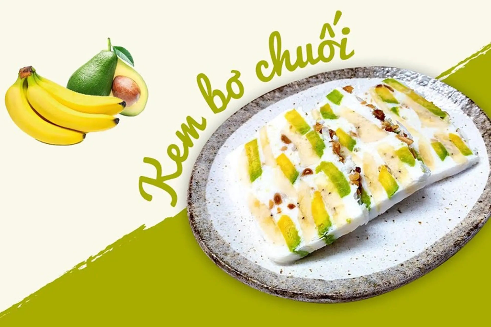2 cách làm kem bơ chuối béo ngọt, mềm tan và cực thơm ngon đơn giản tại nhà