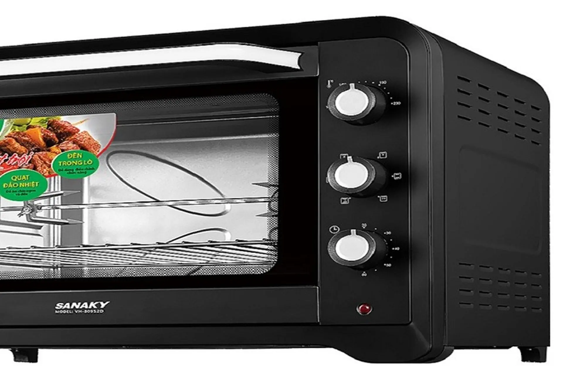 Giải mã các nút trên lò nướng Sanaky: Ý nghĩa đầy đủ các chức năng bạn nên biết trước khi sử dụng