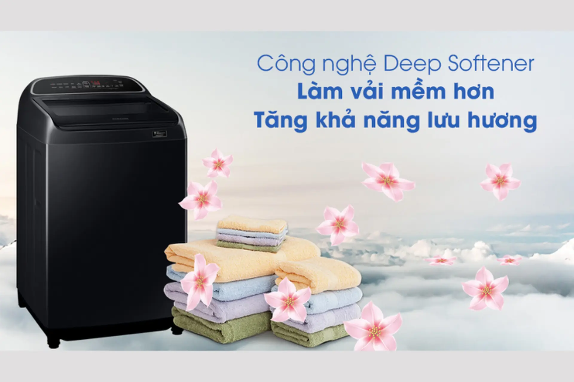 Công nghệ Deep Softener giặt lưu hương trên máy giặt Samsung có điểm gì nổi bật?