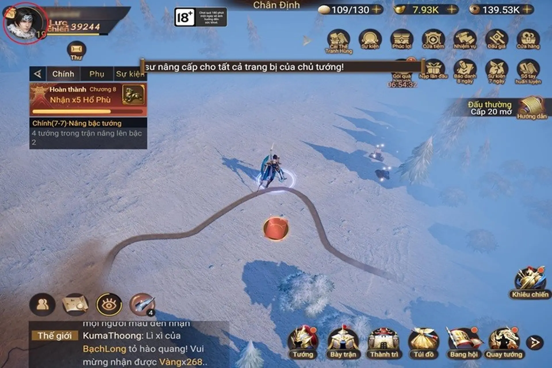 Code Cái Thế Tranh Hùng 01/2026 – Bật mí cách nhập code game đơn giản với cơ hội nhận quà cực khủng