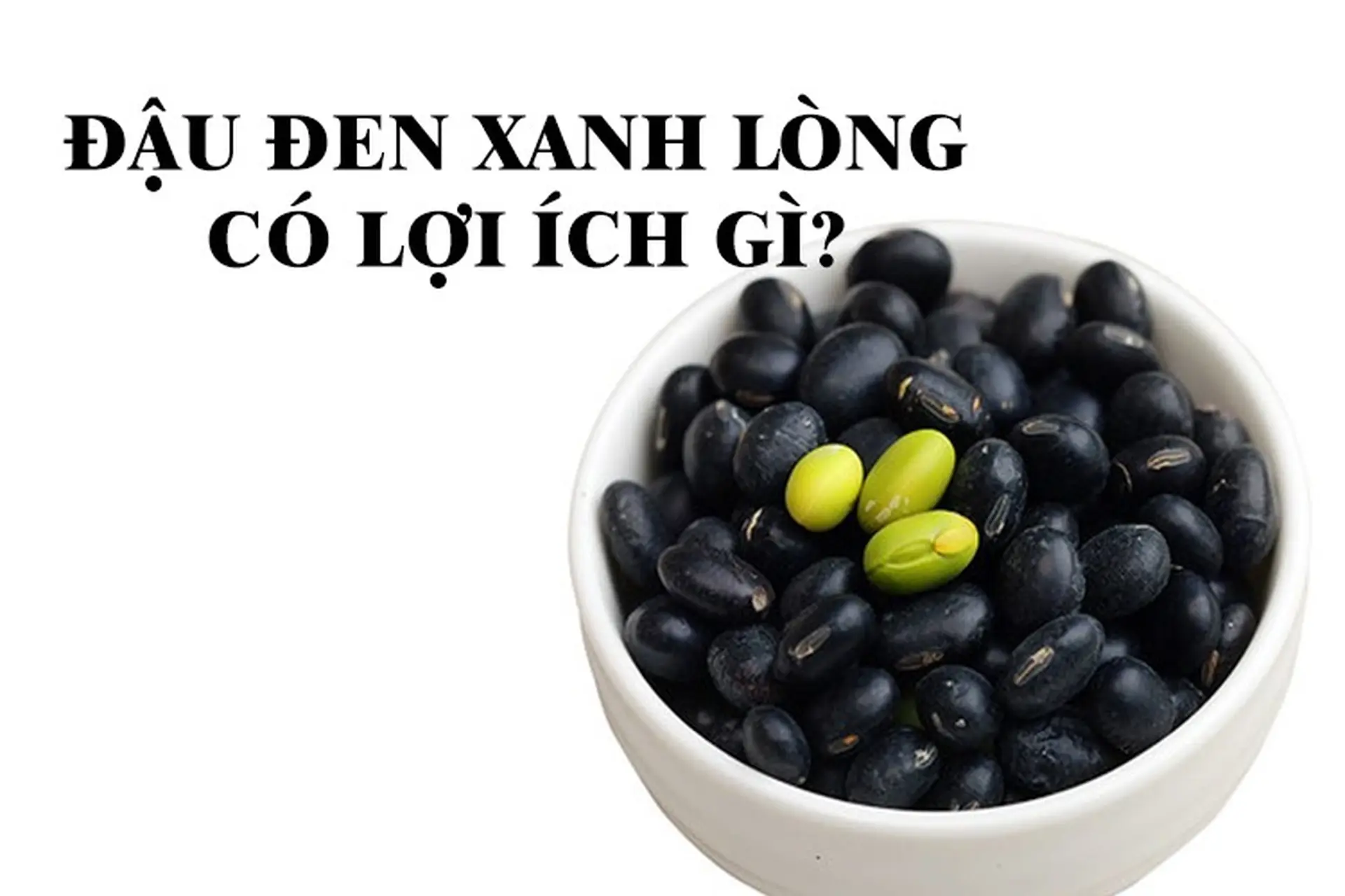 Đậu đen xanh lòng có lợi ích gì? - Khám phá một loại thực phẩm cực bổ dưỡng cho sức khỏe