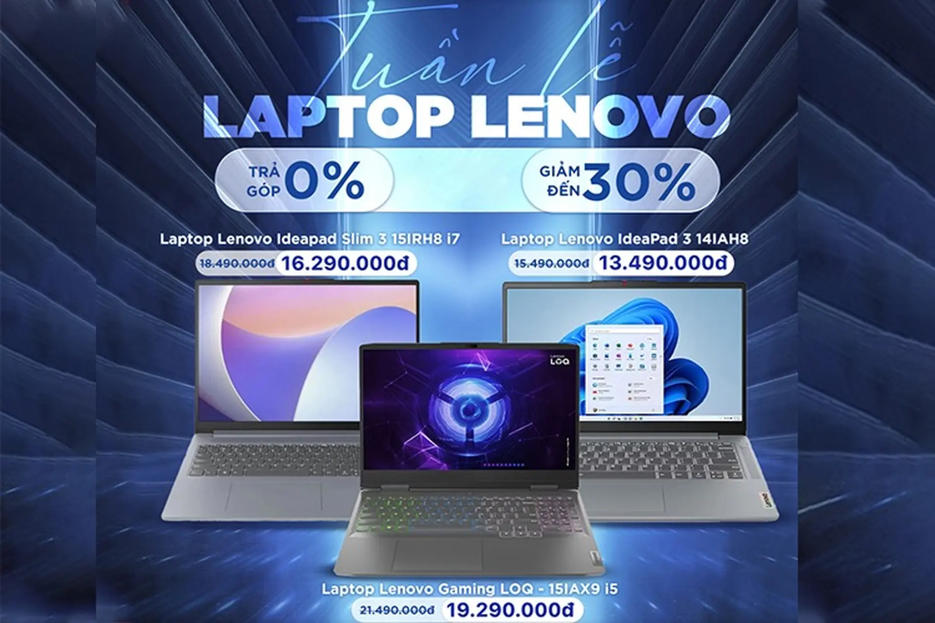 FPT Shop giảm ngay đến 30% trong tuần lễ Laptop Lenovo