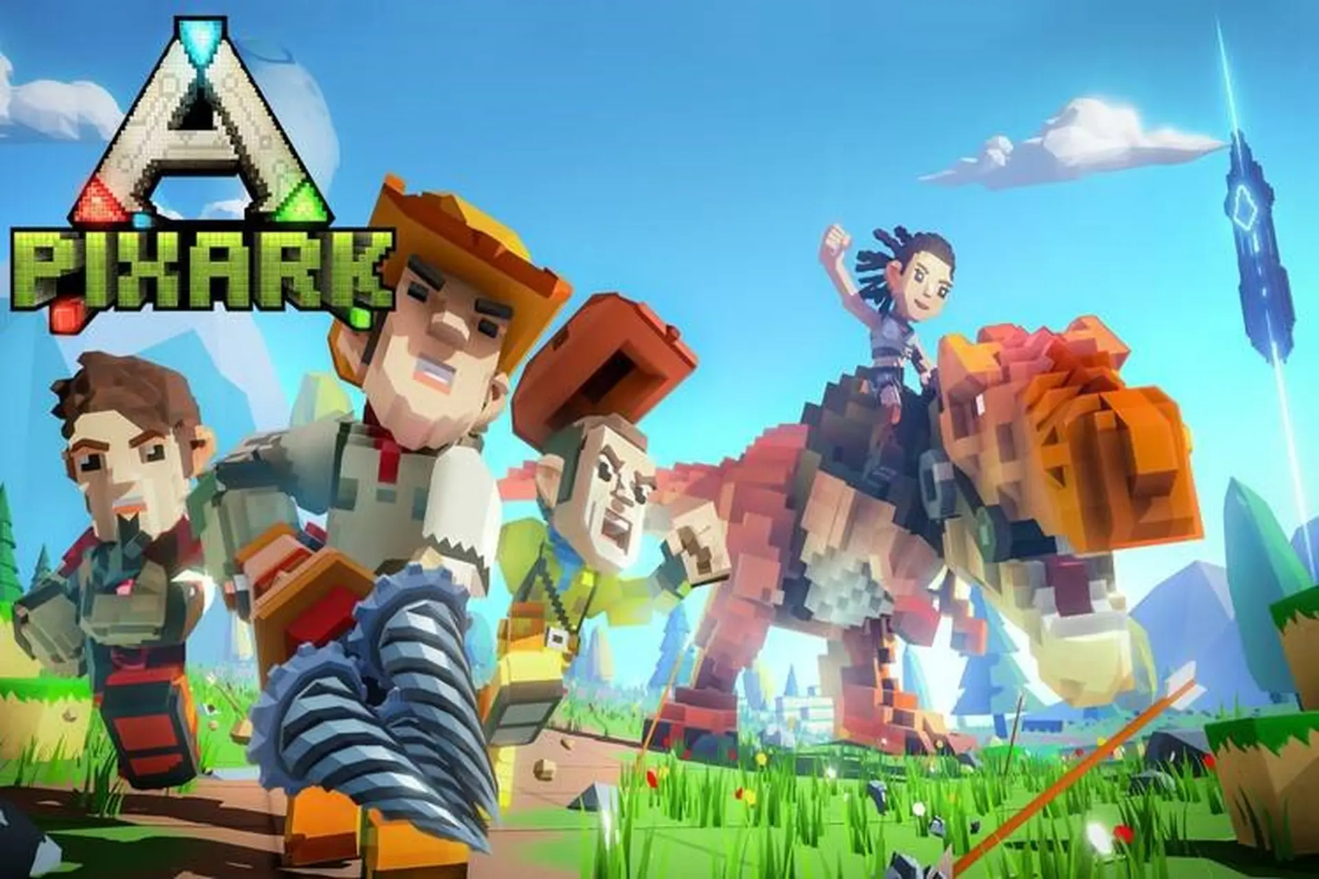 PixARK - Khám phá game săn khủng long lai giữa ARK và MINECRAFT xem có gì thú vị