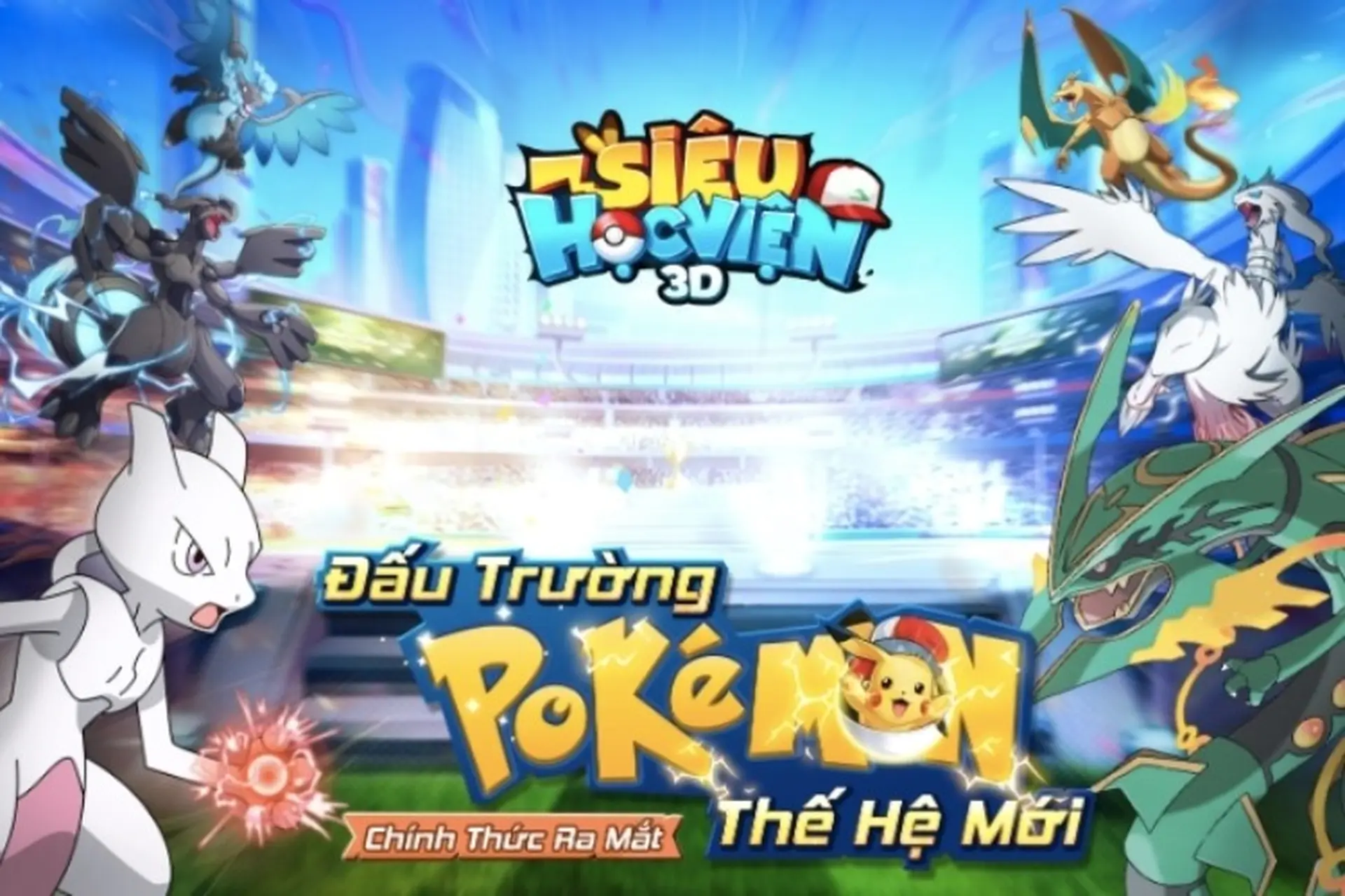 Siêu Học Viện 3D - game thẻ tướng chiến thuật lấy chủ đề Pokemon cực “căng não" 