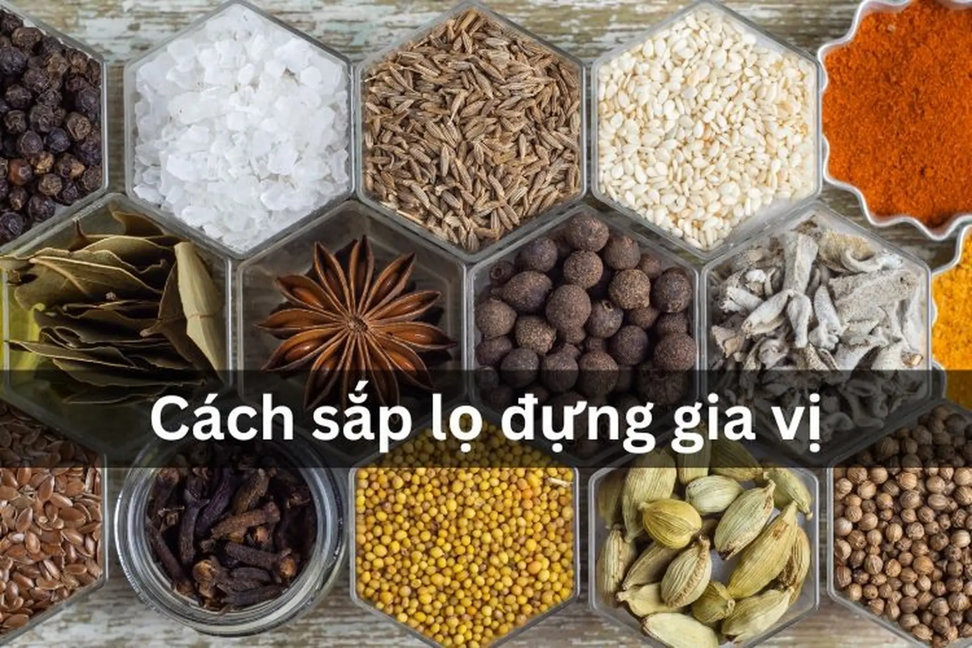 Tham khảo cách sắp lọ đựng gia vị: Bí quyết tiết kiệm diện tích cho căn bếp của bạn