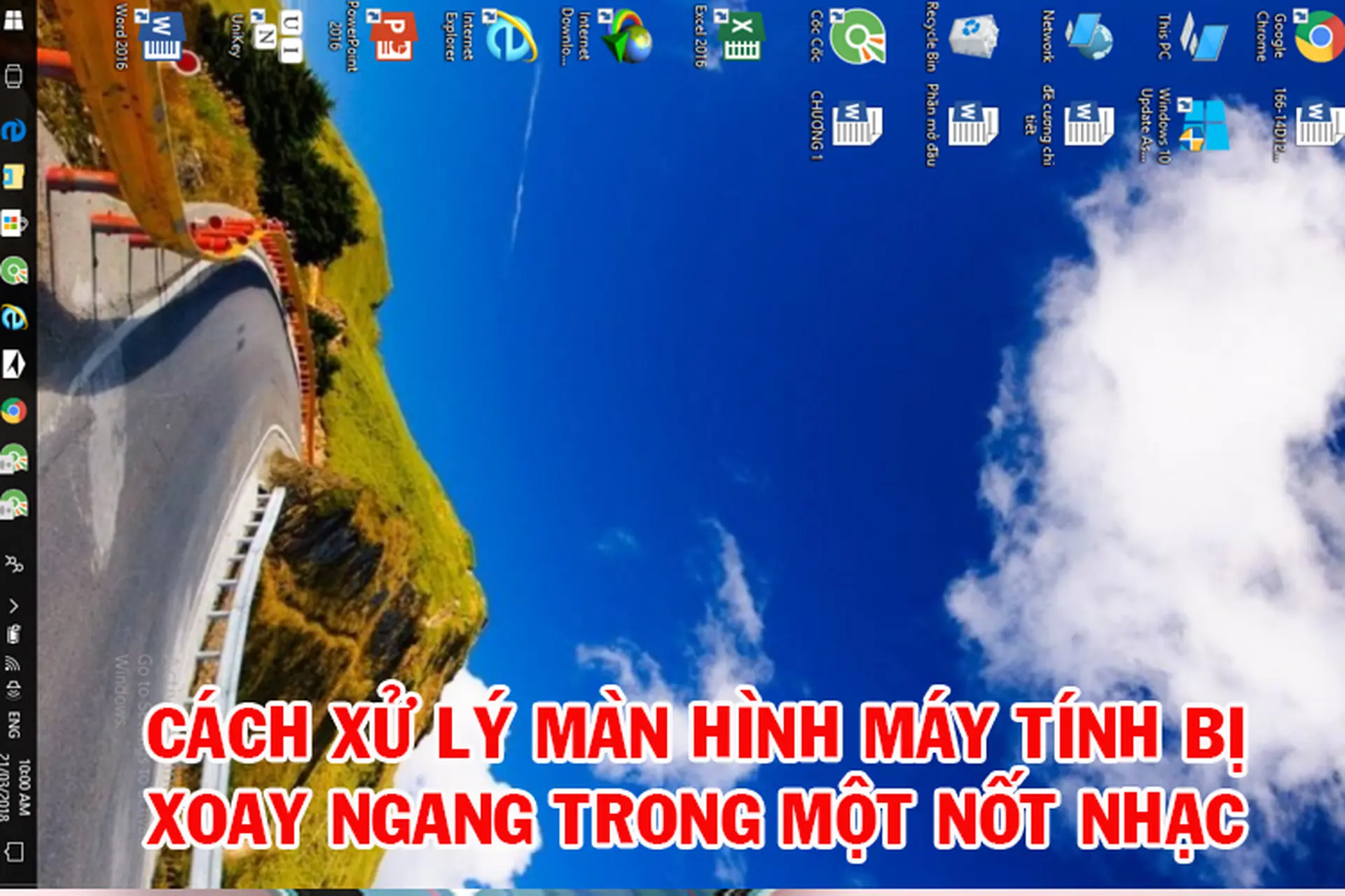 Màn hình máy tính bị xoay ngang xử lý như thế nào? Cách khắc phục đơn giản bạn nên biết