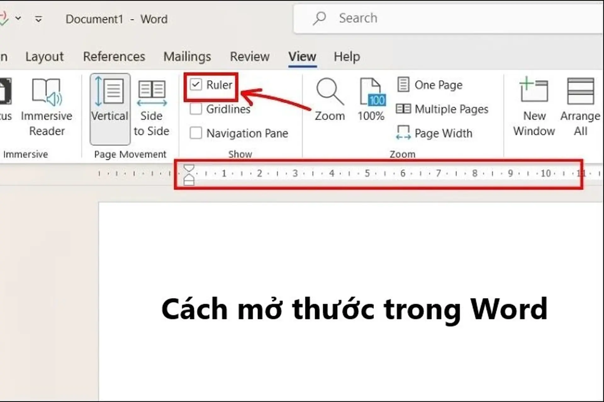 Hướng dẫn chi tiết cách mở thước trong Word cho mọi phiên bản chỉ trong phút mốt