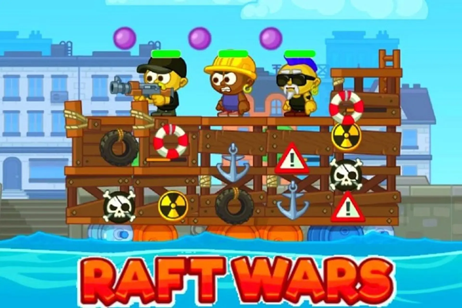 Raft Wars: Trò chơi bắn súng trên biển vui nhộn, thú vị, giải trí nhẹ nhàng khi rảnh rỗi