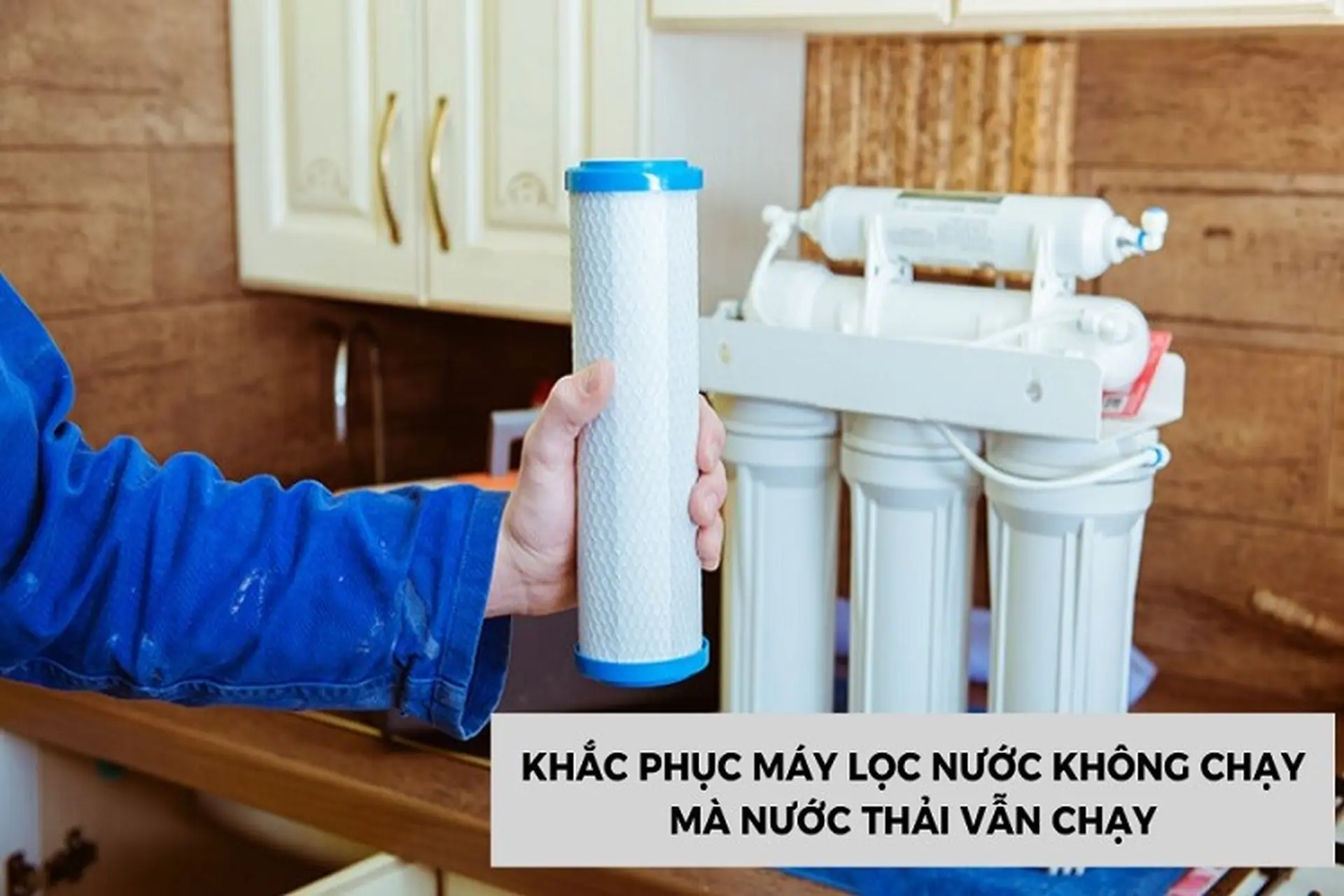 Máy lọc nước không chạy mà nước thải vẫn chảy: Nguyên nhân và cách khắc phục