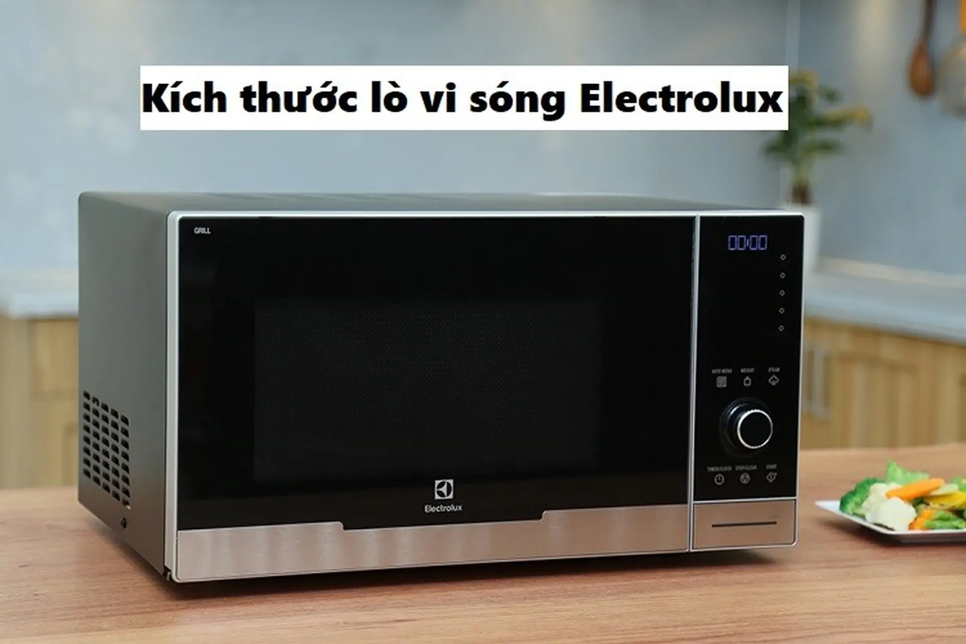 Giới thiệu về lò vi sóng Electrolux - kích thước lò vi sóng Electrolux so với các thương hiệu khác trên thị trường