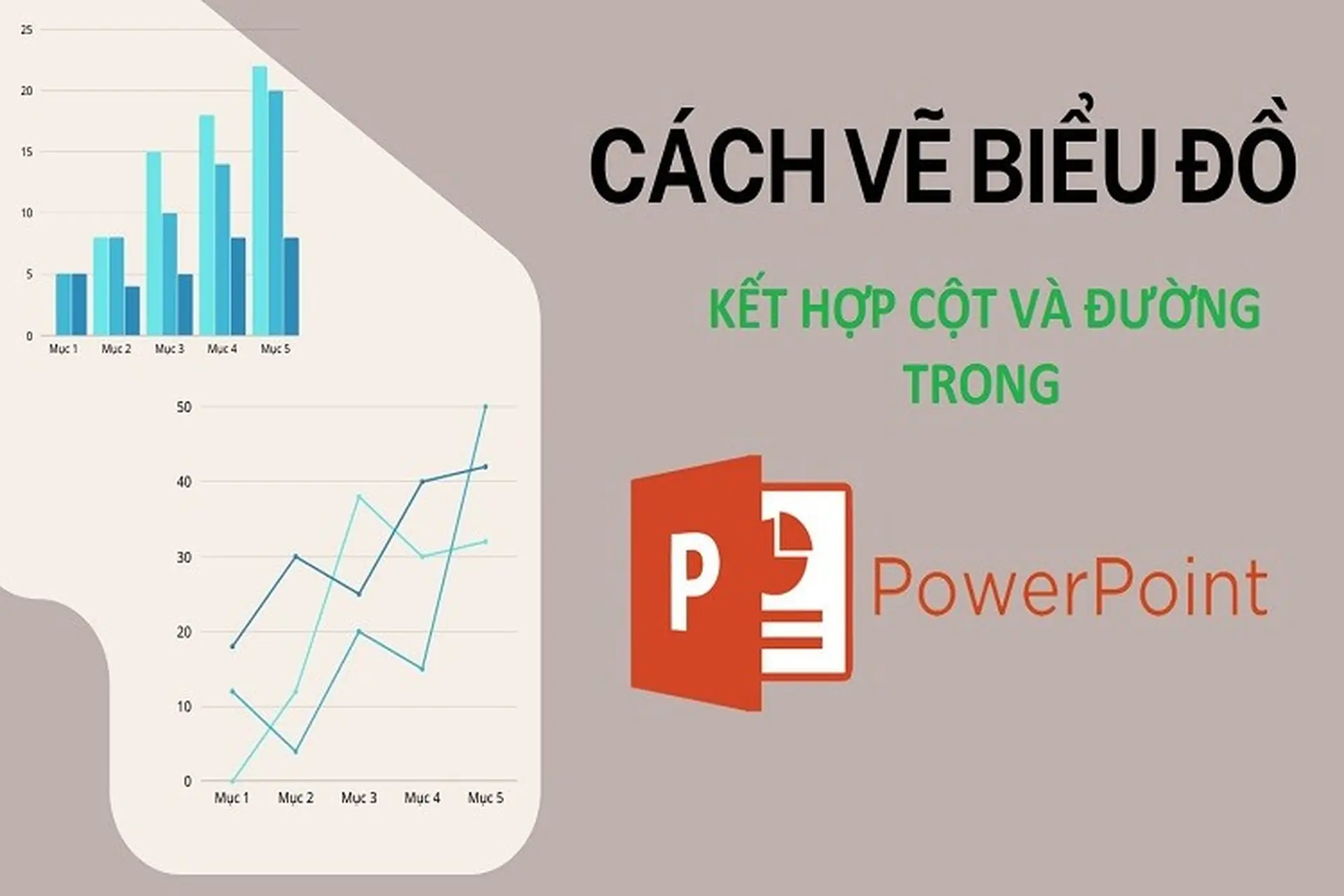 Hướng dẫn cách tạo biểu đồ kết hợp cột và đường trong PowerPoint: Vừa đơn giản, vừa dễ thực hiện