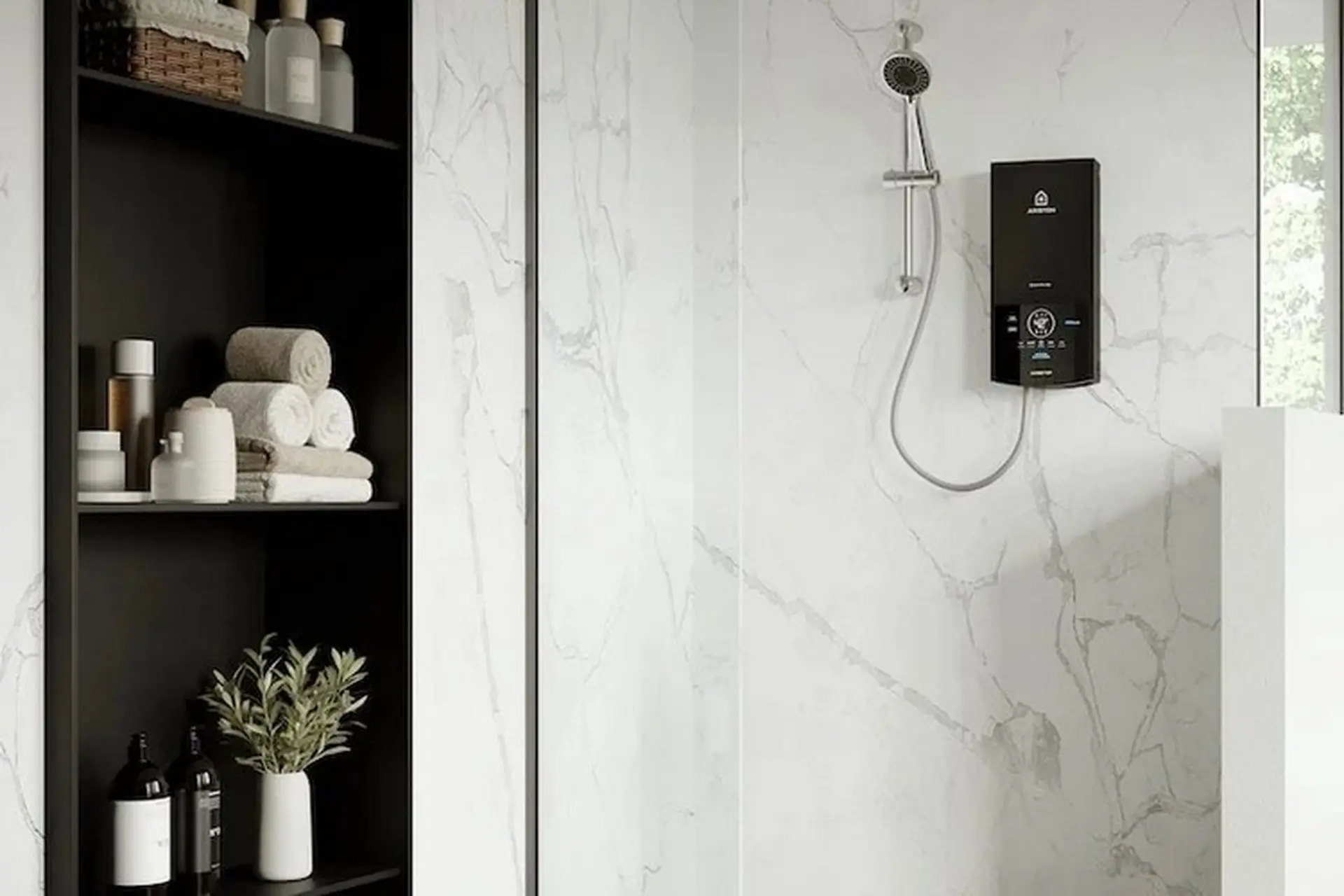 So sánh 2 dòng máy nước nóng trực tiếp Ariston AURES PREMIUM và AURES PREMIUM+