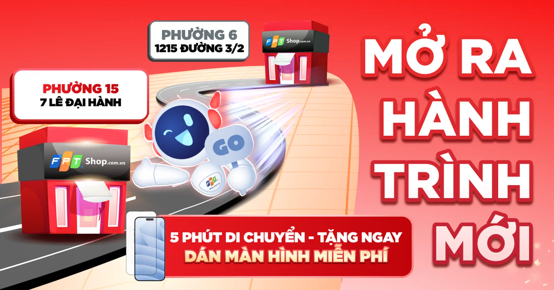 Ưu Đãi Hấp Dẫn Tại FPT Shop 7 Lê Đại Hành: Miễn Phí Dán Màn Hình Điện Thoại