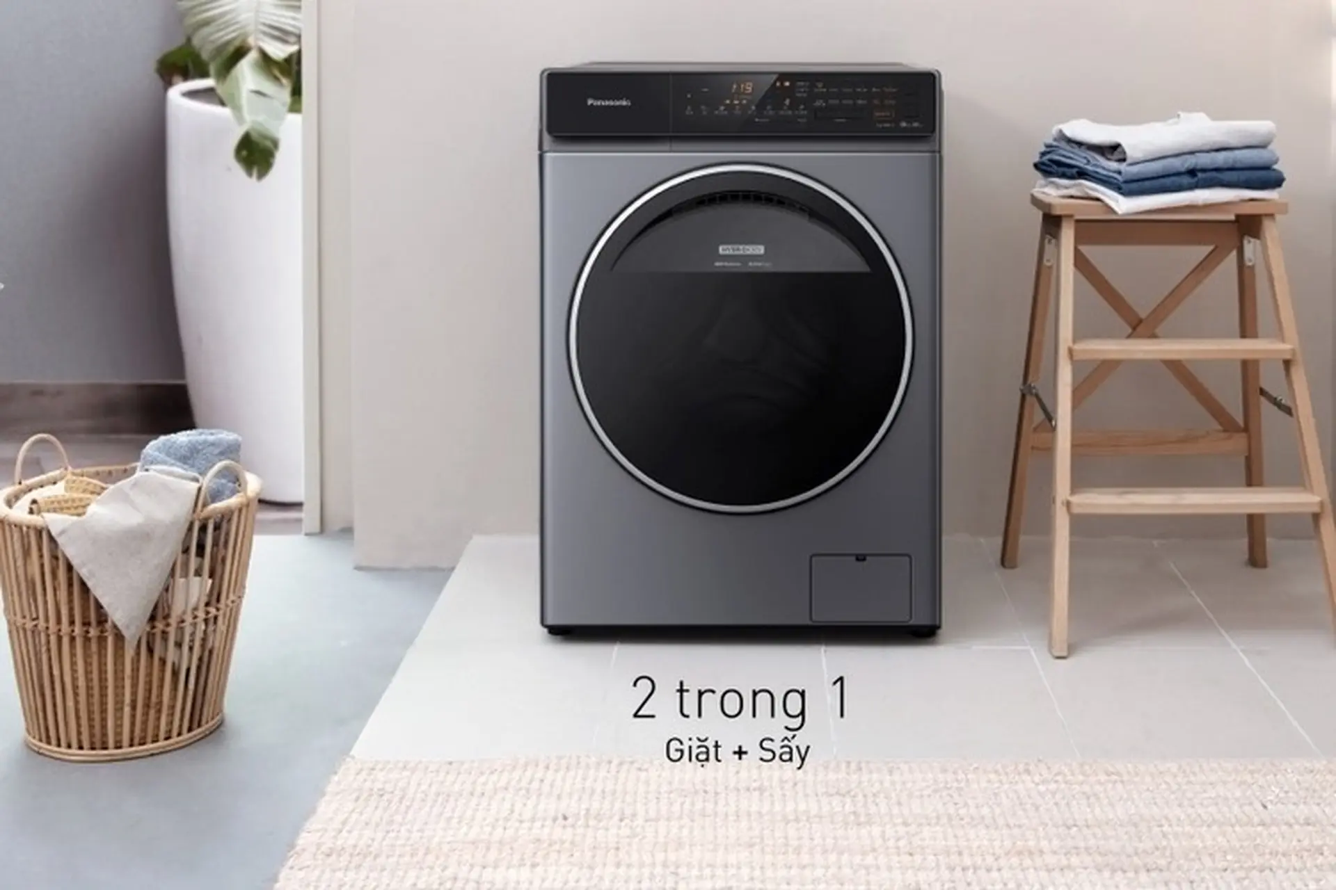 Review máy giặt cửa trước Panasonic dòng FR: Thiết kế, chế độ và công nghệ giặt sấy