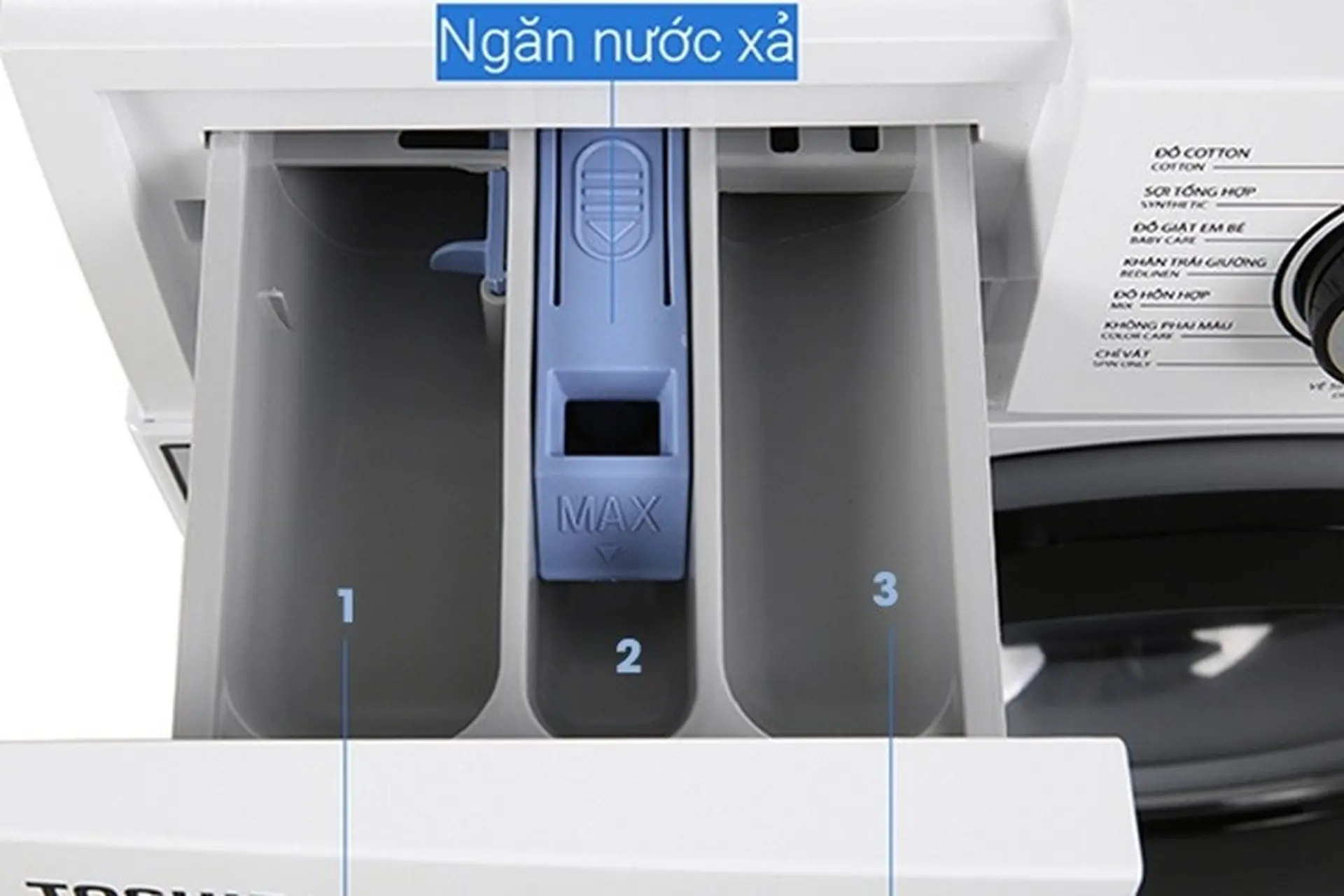 Cách cho nước xả vào máy giặt Toshiba: Bí quyết giúp quần áo thơm mát, mềm mại