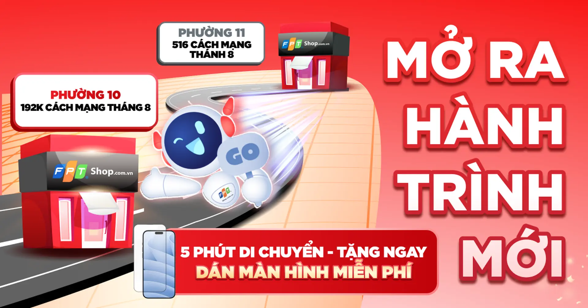 Cơ Hội Đặc Biệt Tại FPT Shop 192K Cách Mạng Tháng 8: Miễn Phí Dán Màn Hình Điện Thoại