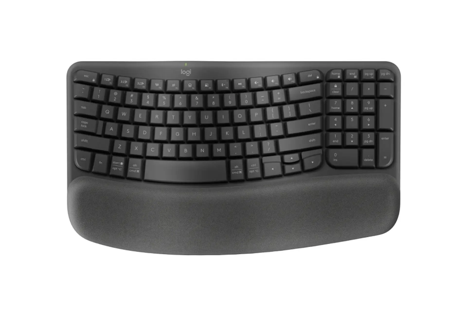 Bàn phím Bluetooth công thái học Logitech Wave Keys