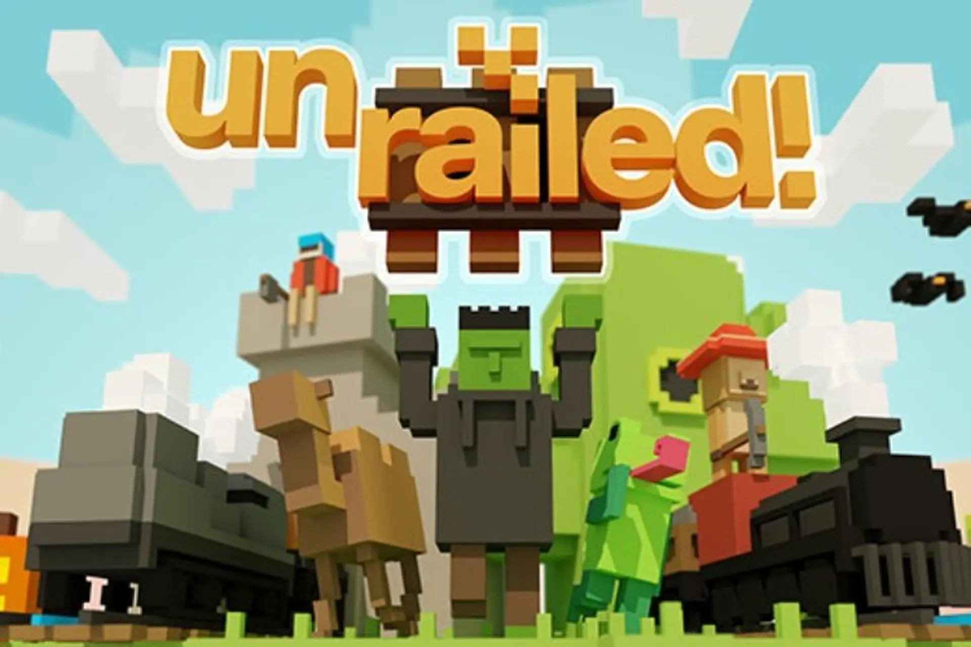 Phá đảo Unrailed - cùng bạn bè xây dựng tuyến đường sắt trong mơ cực hấp dẫn