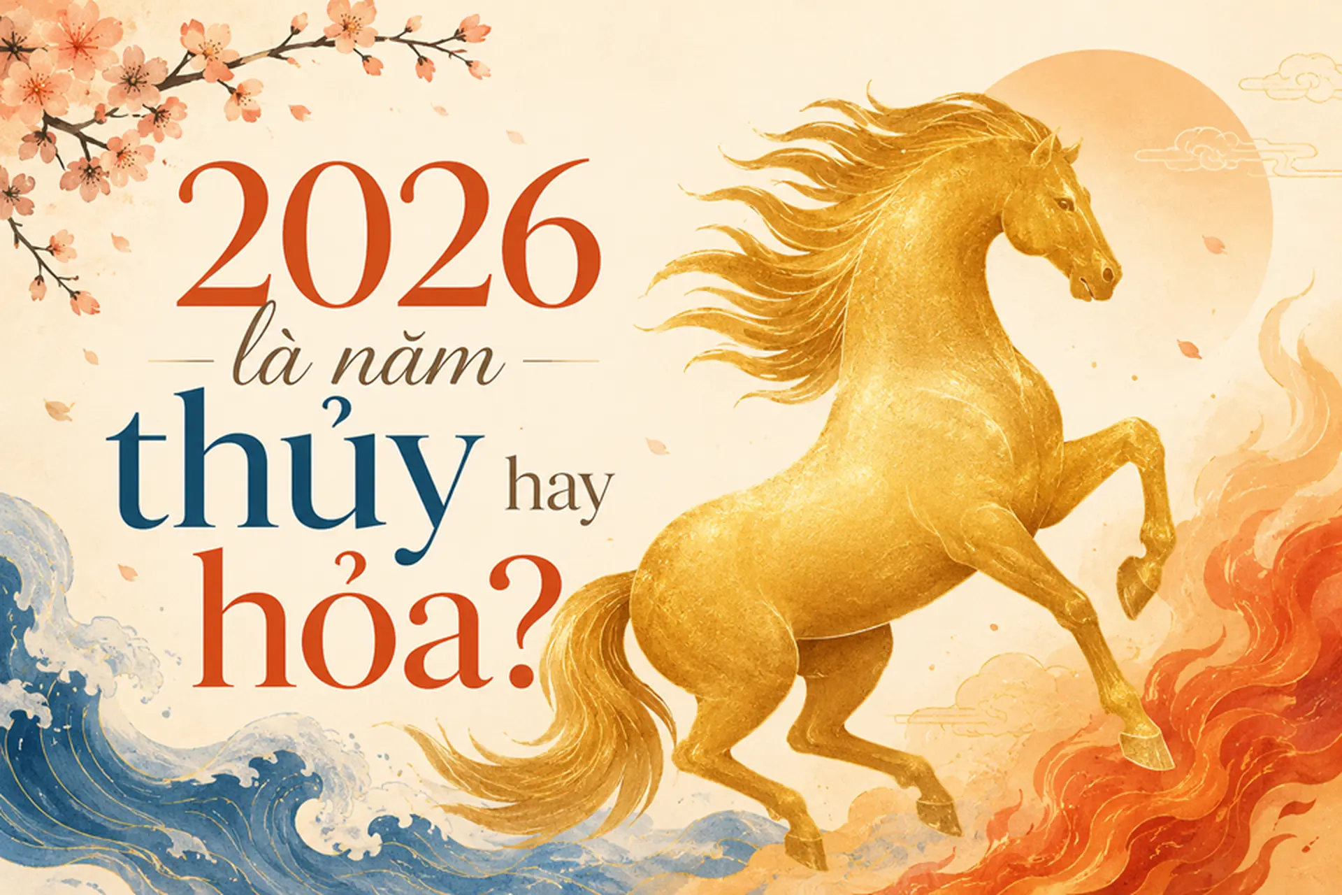 2026 là năm thủy hay hỏa? Giải mã mệnh ngũ hành và ý nghĩa năm Bính Ngọ 2026