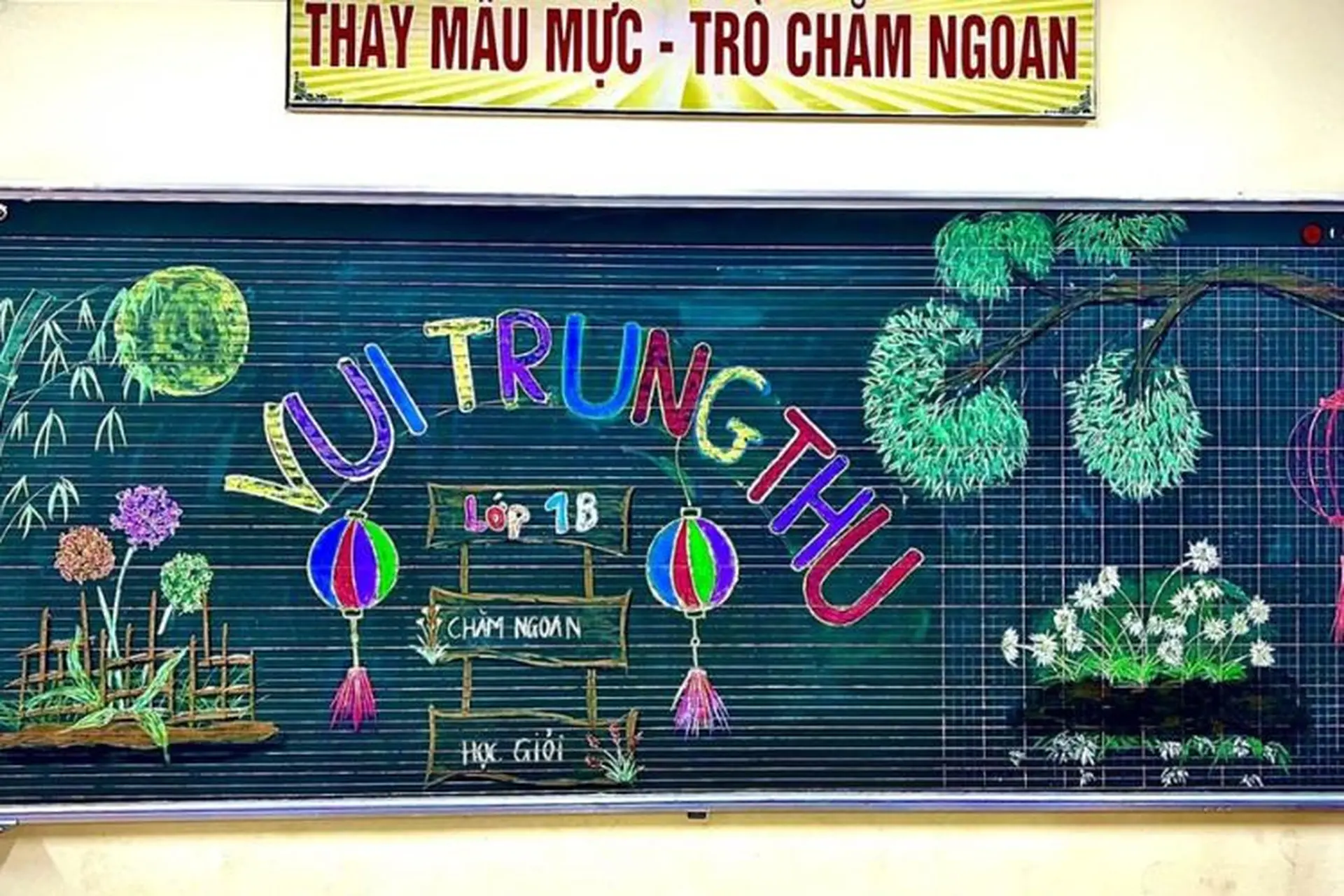 Cách trang trí bảng Trung thu siêu đẹp giúp bạn tạo ra không khí ấm cúng đêm trăng Rằm