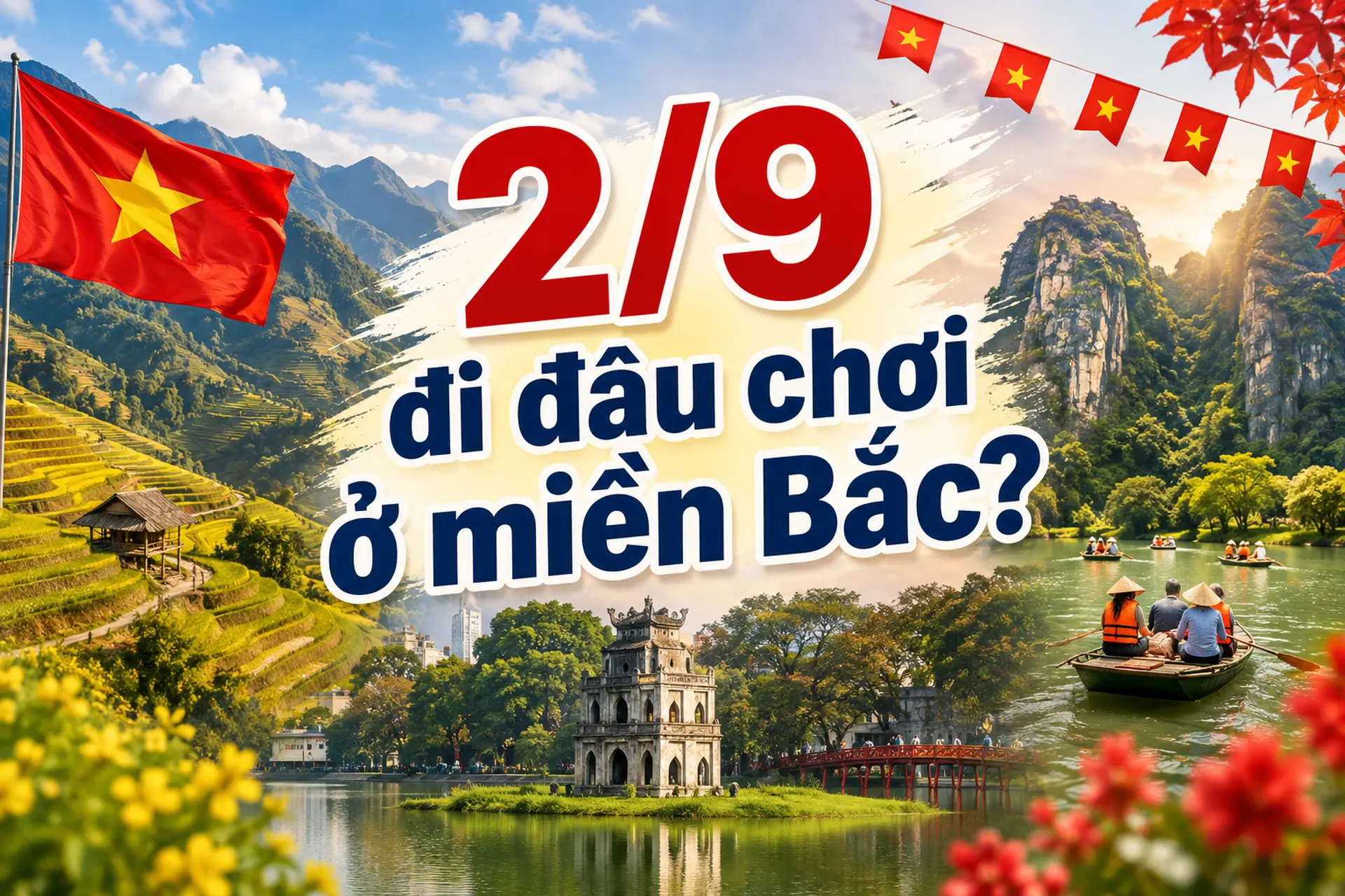 2/9 đi đâu chơi ở miền Bắc? Gợi ý top điểm đến được nhiều du khách yêu thích