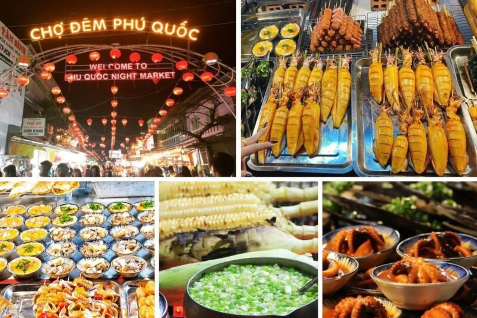 Chợ đêm Phú Quốc có gì? Khám phá thiên đường ẩm thực và mua sắm không thể bỏ lỡ