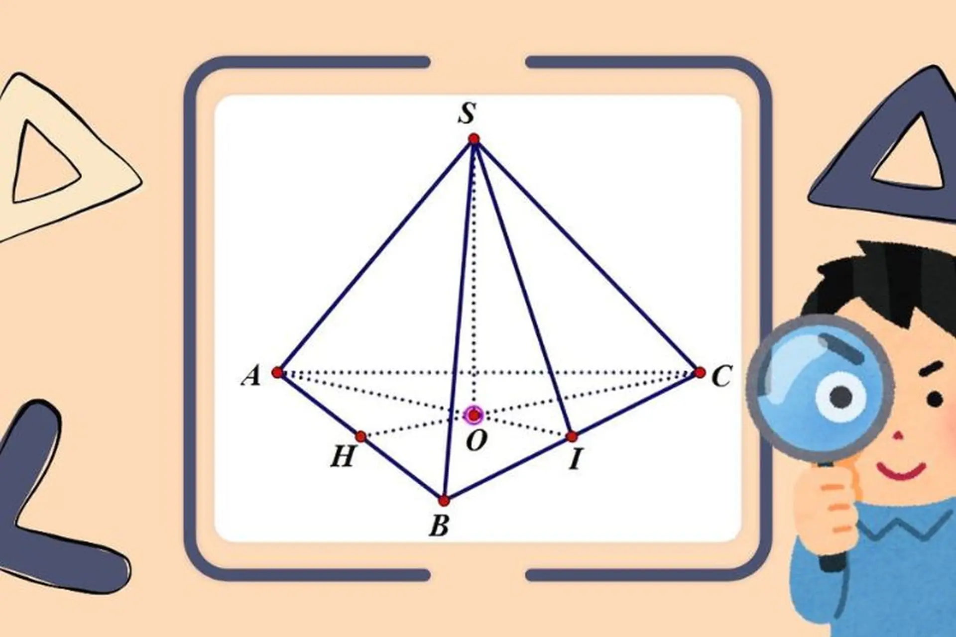 Tổng hợp công thức tính thể tích hình chóp tam giác đều, tứ giác đều và các bài tập minh họa chi tiết
