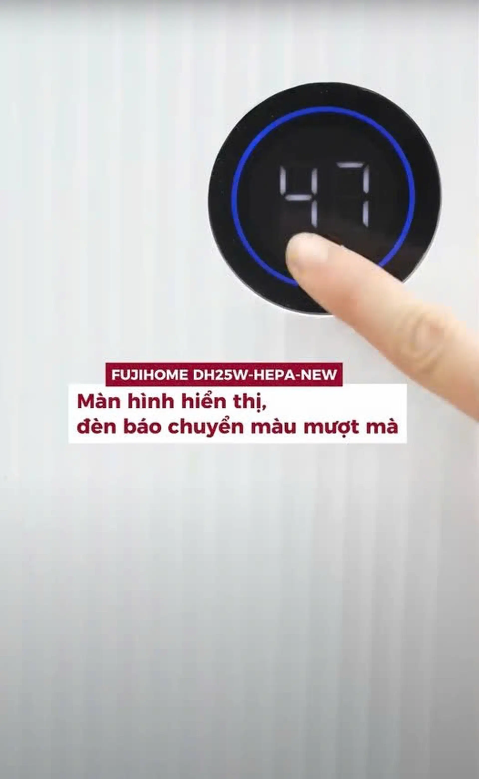 Máy hút ẩm 25 lít Fujihome DH25W-HEPA-NEW