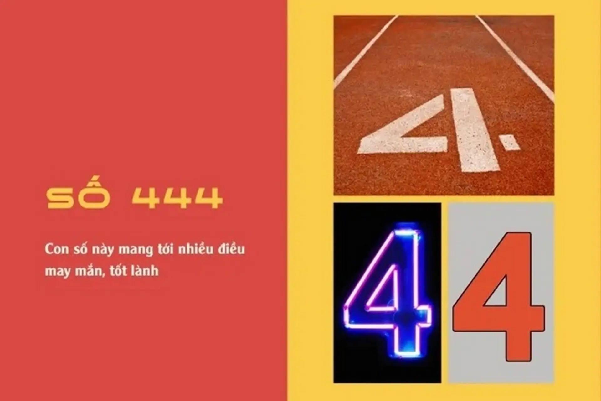 444 là gì? Giải mã thông điệp của con số 444 trong phong thủy, tình yêu và cuộc sống