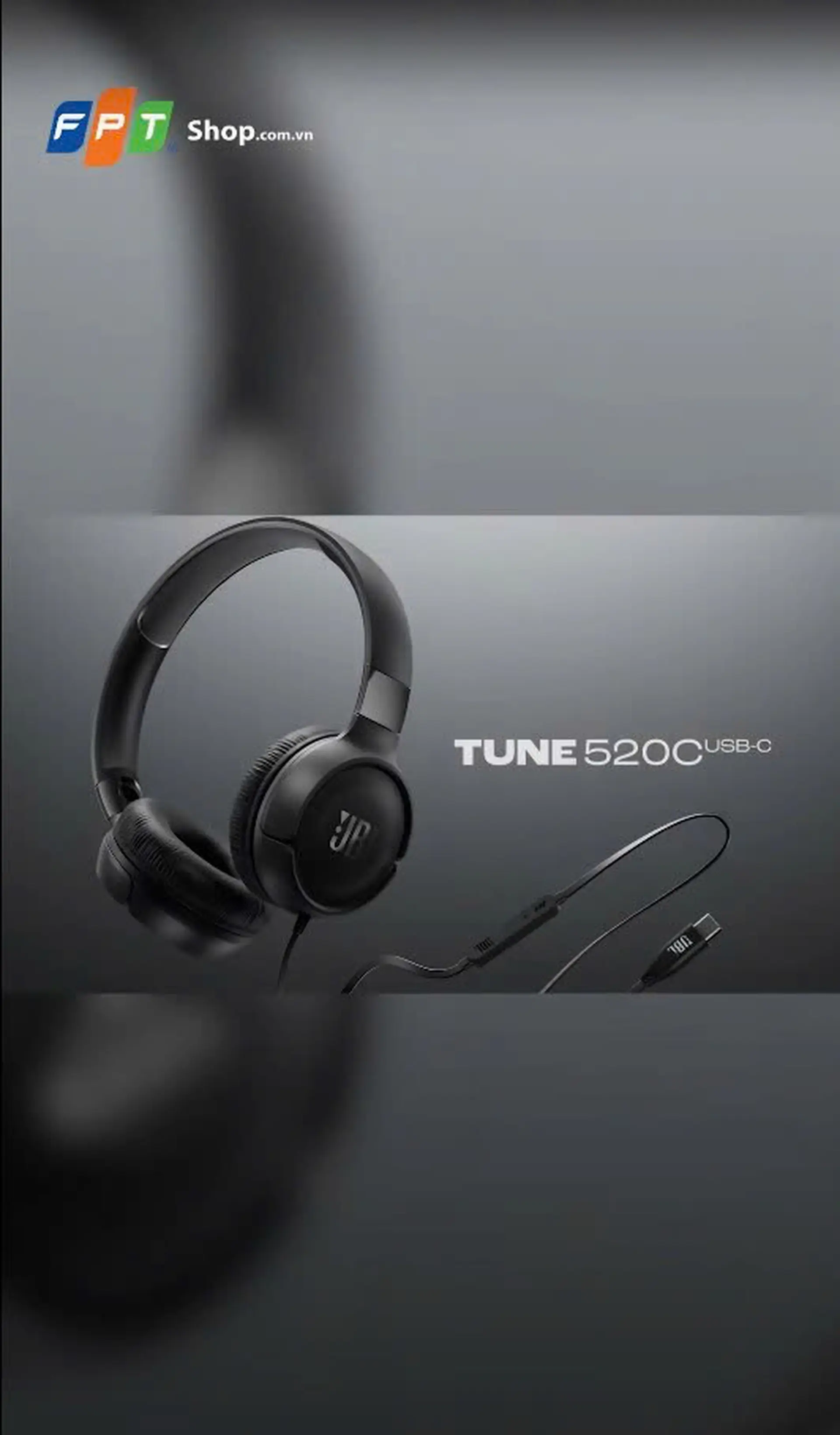 Tai nghe có dây choàng đầu JBL T520C