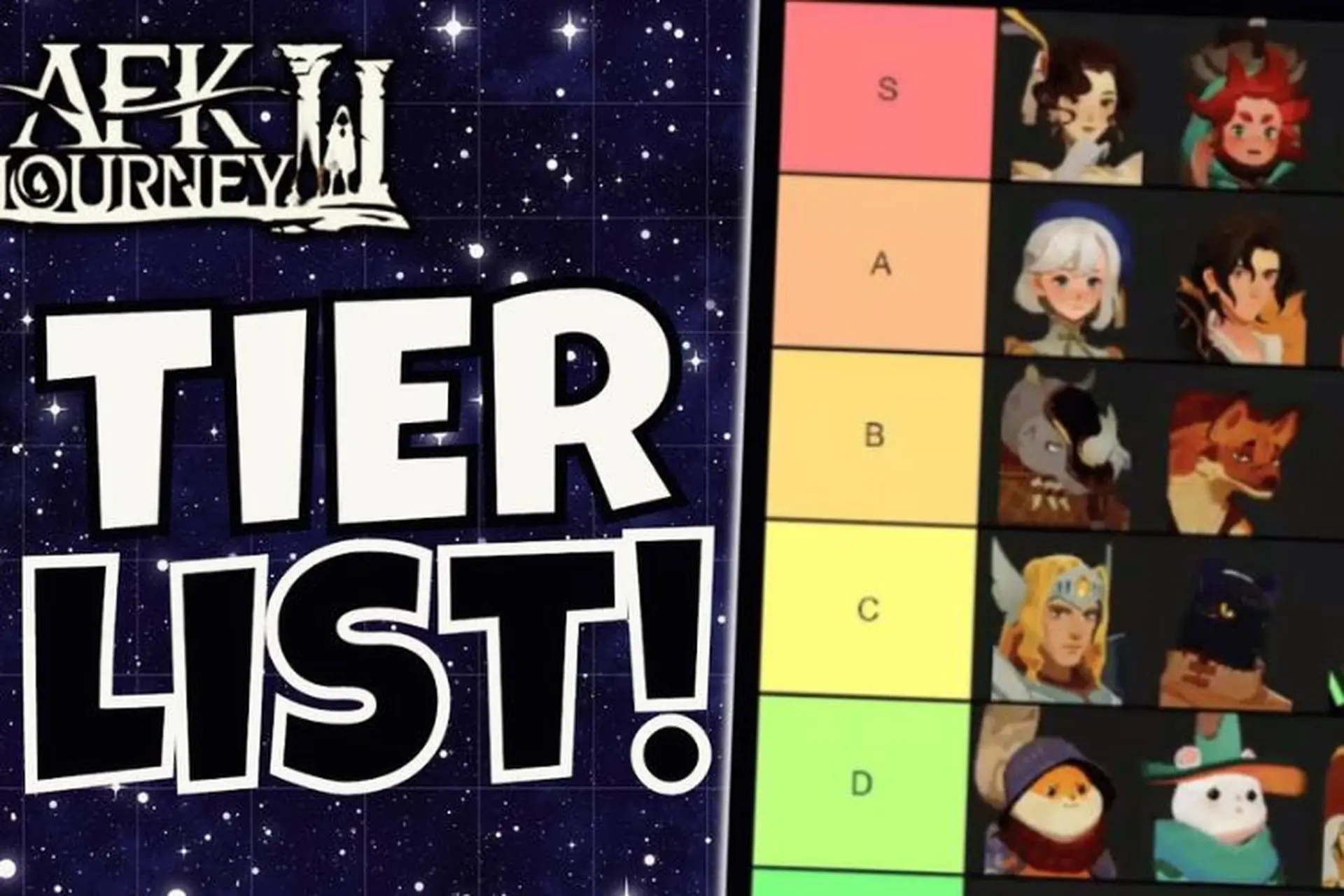 AFK Journey Tier List mới nhất: Bảng xếp hạng toàn diện về nhân vật để chinh phục mọi thử thách