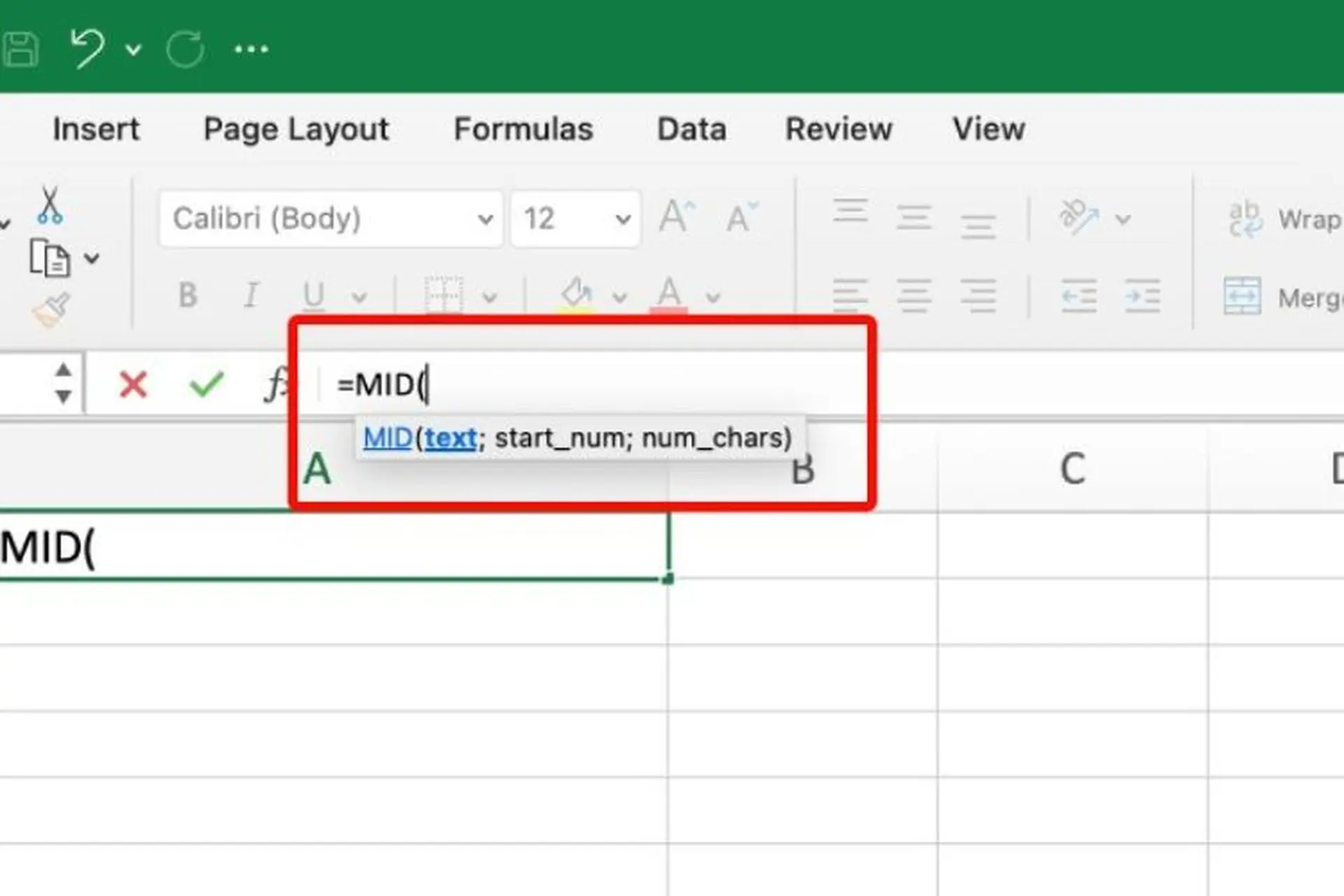 Hướng dẫn chi tiết cách sử dụng hàm MID để lấy ký tự giữa trong Excel chỉ với 5 giây