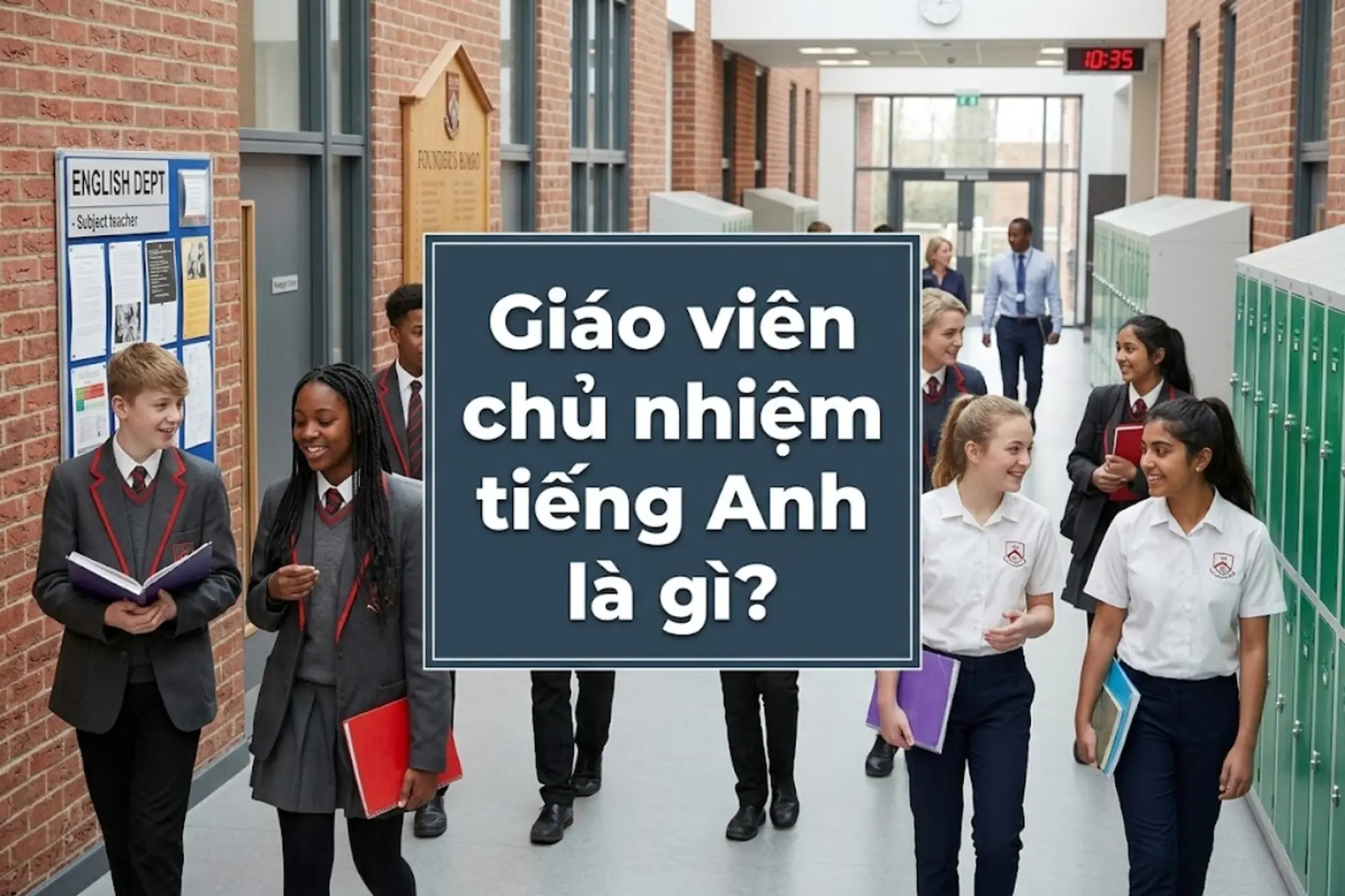 Giáo viên chủ nhiệm tiếng Anh là gì? Trọn bộ từ vựng và cách giao tiếp chuẩn