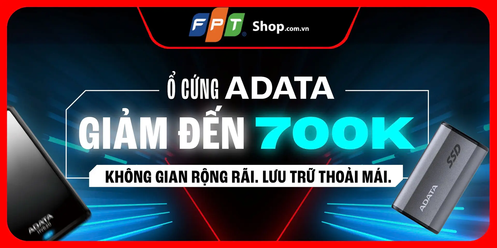 Ổ CỨNG ADATA SALE CỰC ĐỈNH, GIẢM ĐẾN 700K