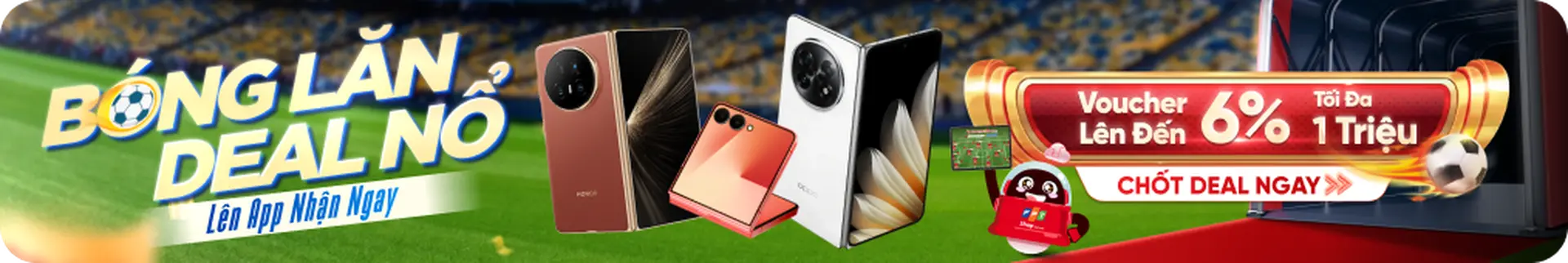 Bóng lăn deal nổ - Điện thoại Android trừ Xiaomi 17T Series