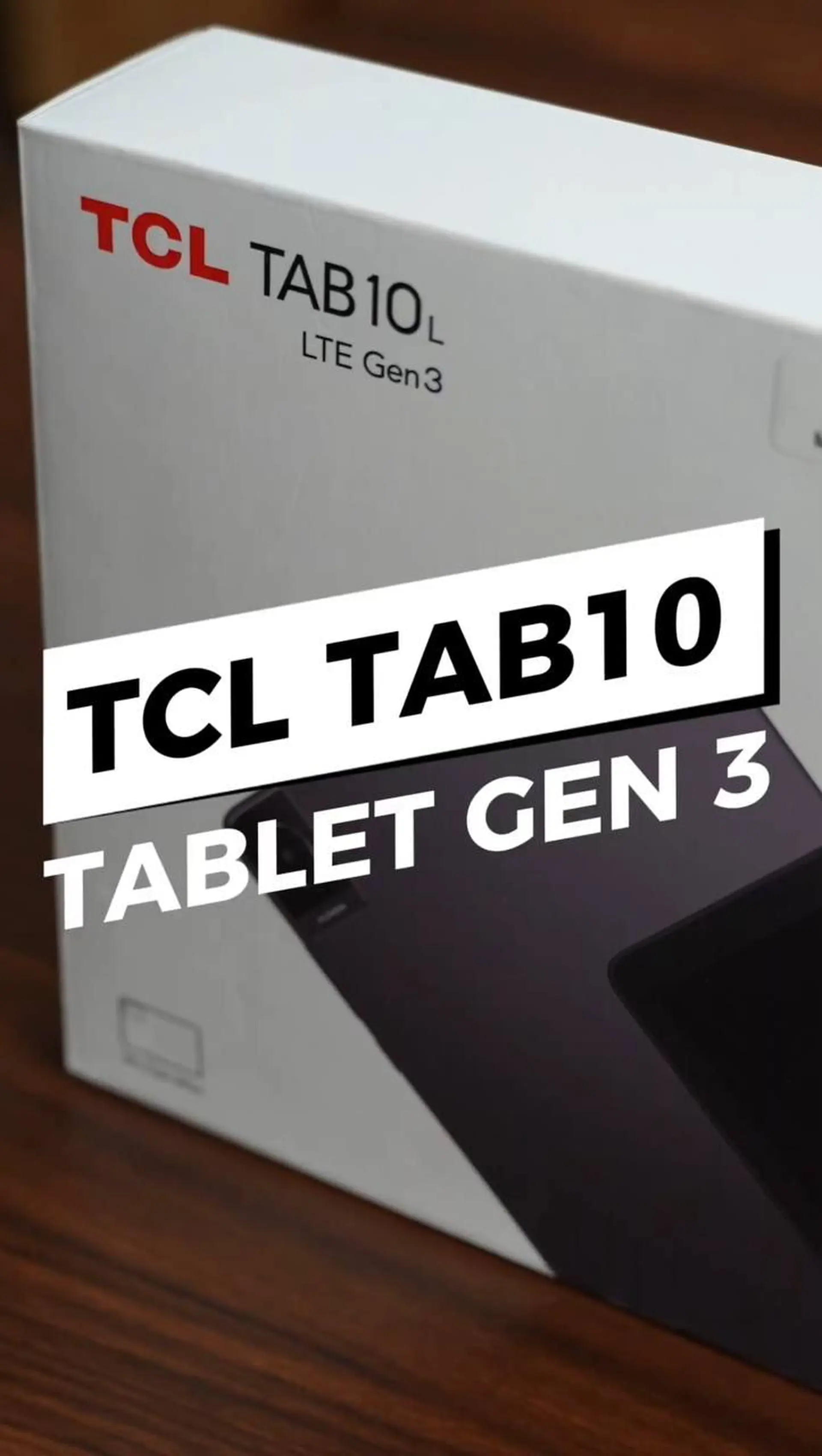 Unbox Tablet TCL Tab 10L Gen 3 4G