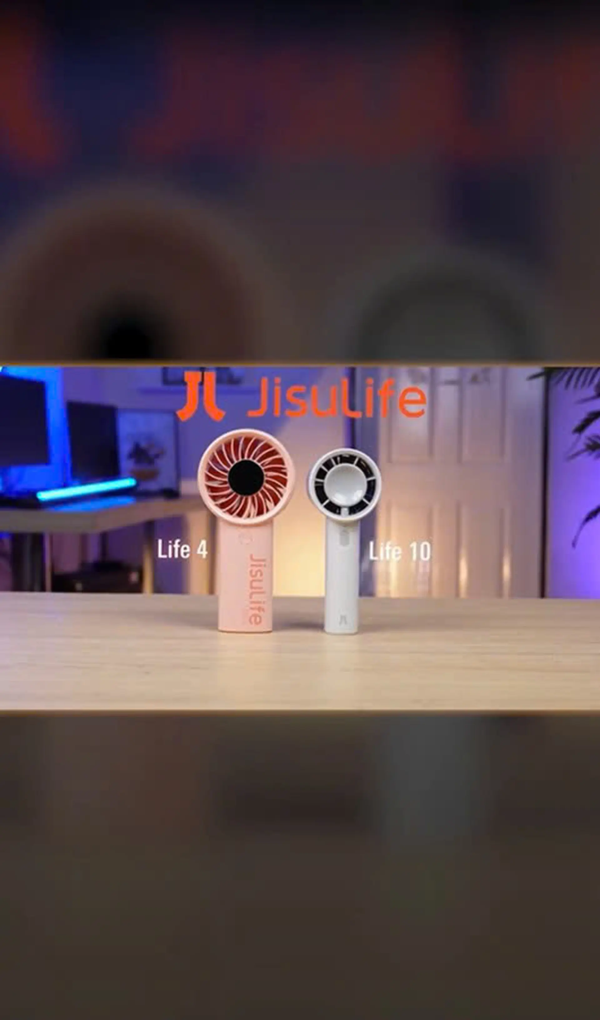 Life 4 và Life 10 - Quạt Sạc Cầm Tay Nên Mua Đến Từ Nhà Jisulife