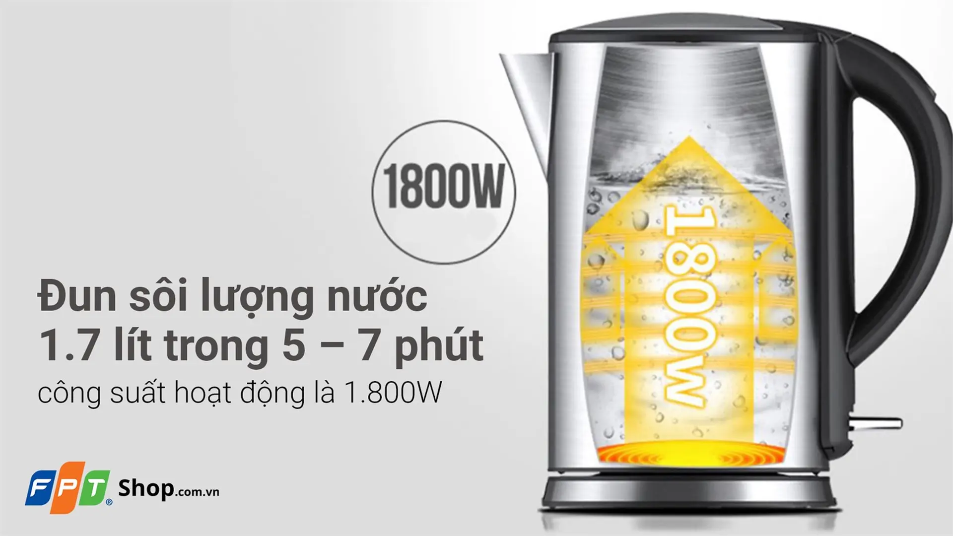 Bình đun siêu tốc Philips 1.7 lít HD9316