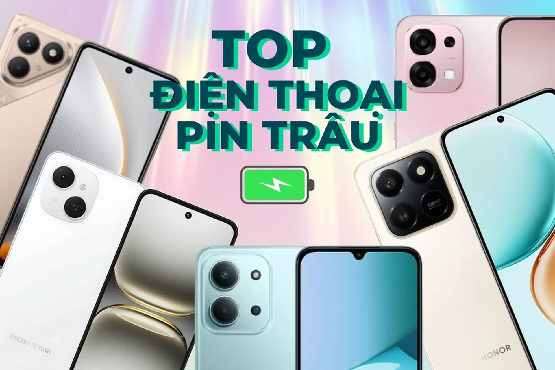Top điện thoại pin trâu bán chạy tại FPT Shop giúp bạn dùng cả ngày dài không lo hết pin