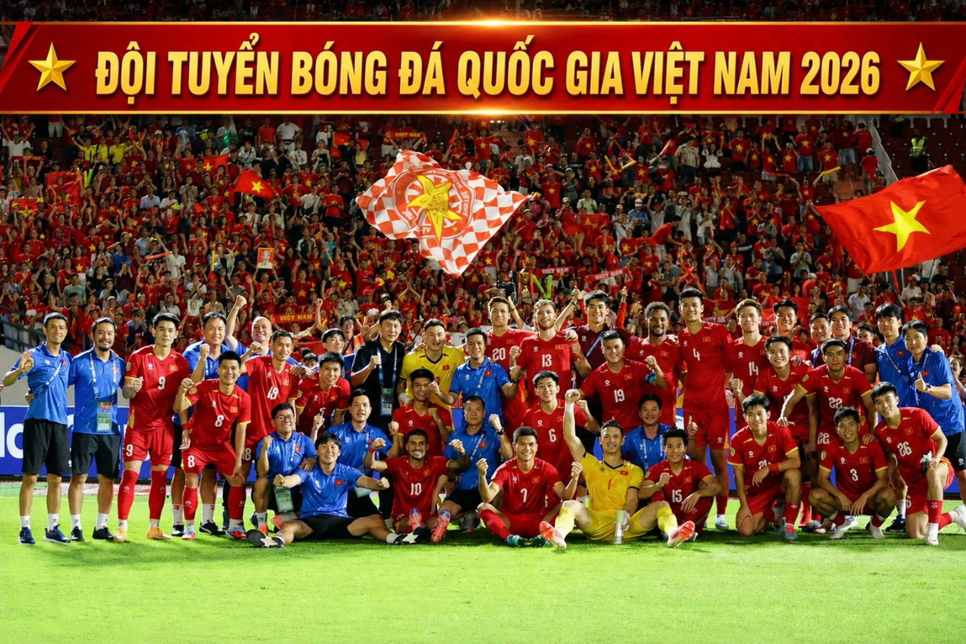 Đội tuyển bóng đá quốc gia Việt Nam 2026: Đội hình 25 cầu thủ và HLV Kim Sang-sik