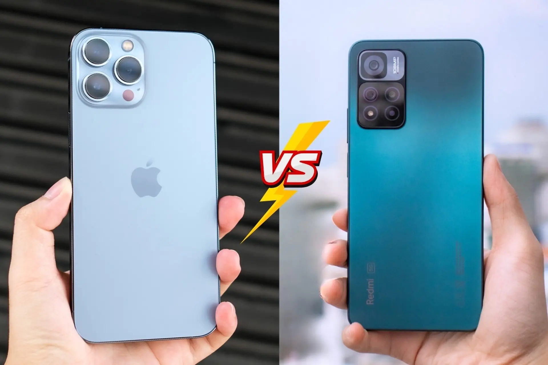 So sánh Redmi Note 11 Pro+ và iPhone 13 Pro Max: Chênh giá lớn, khác biệt ở trải nghiệm