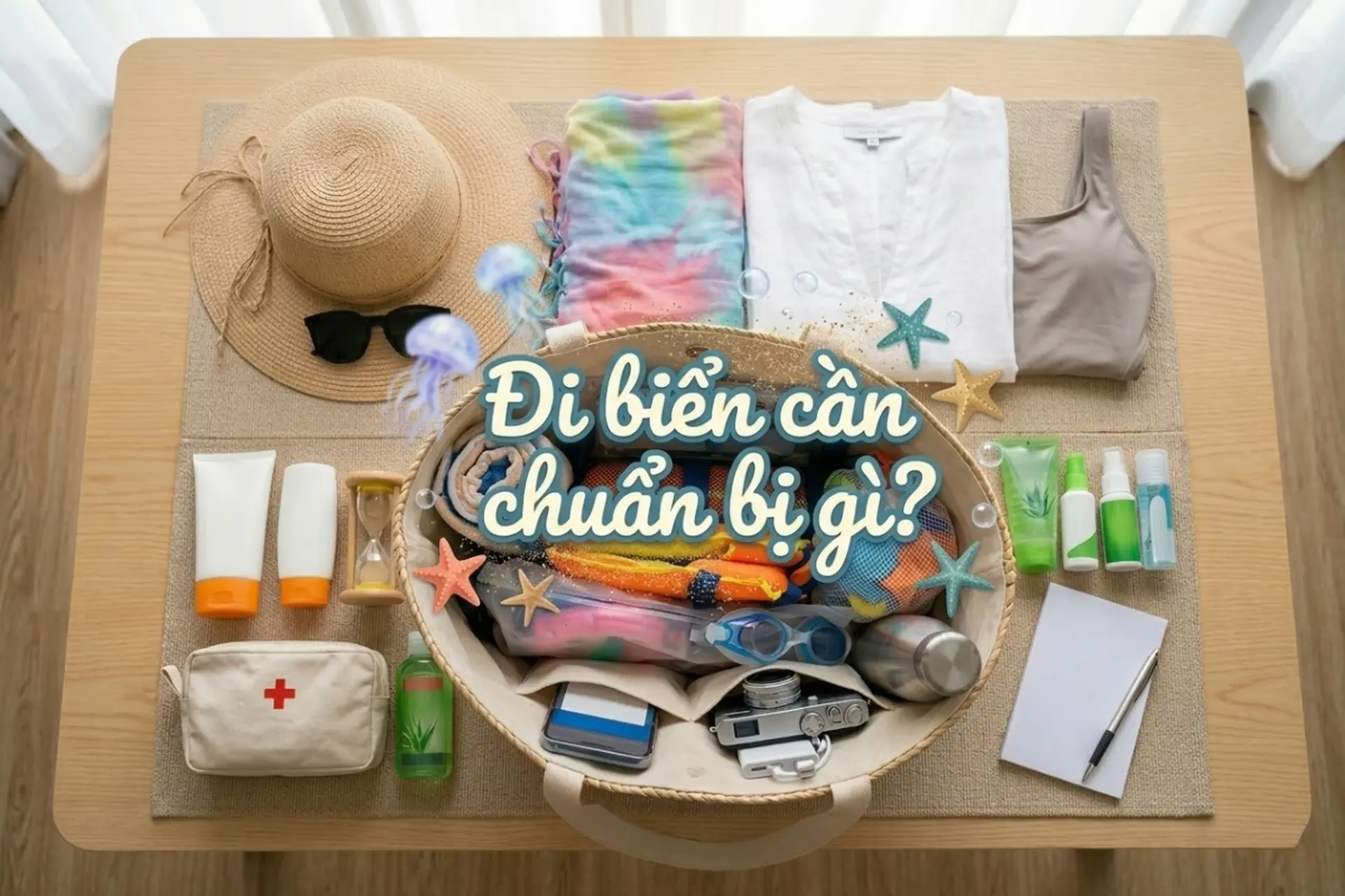 Đi biển cần chuẩn bị gì để chuyến đi trọn vẹn, gọn nhẹ và an toàn hơn?